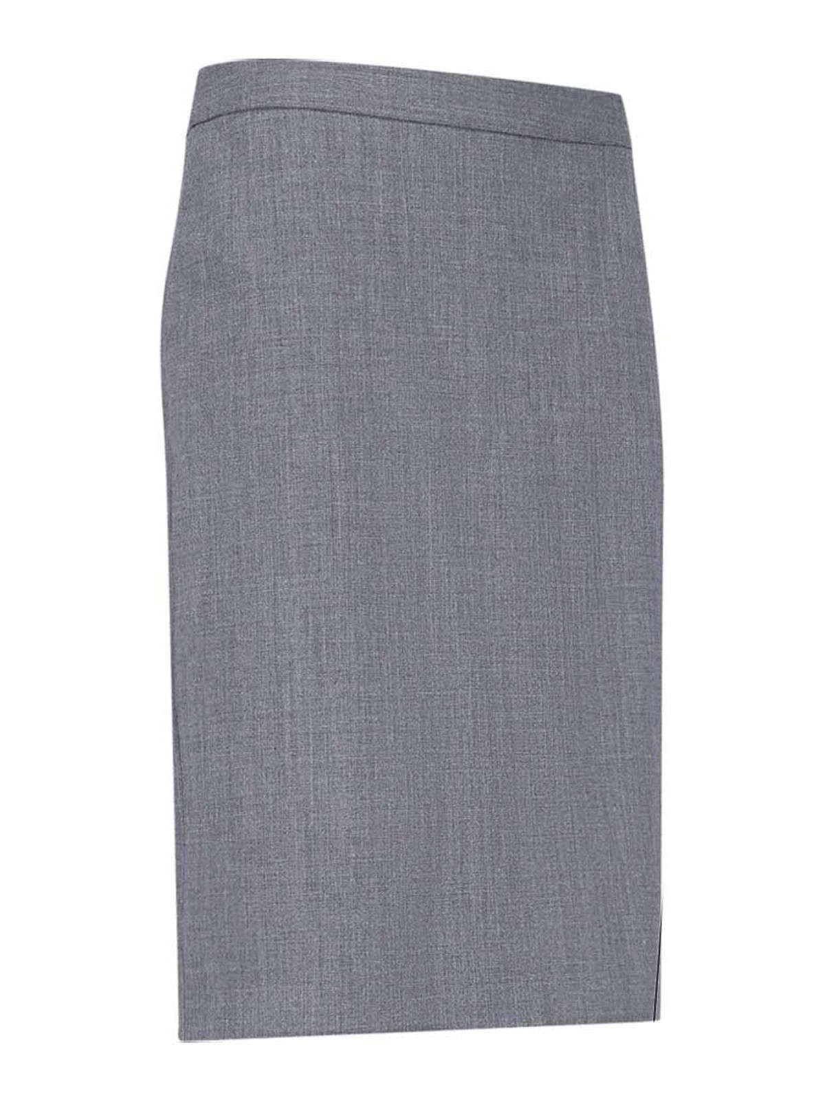 Shop Nili Lotan Skirt In Grey