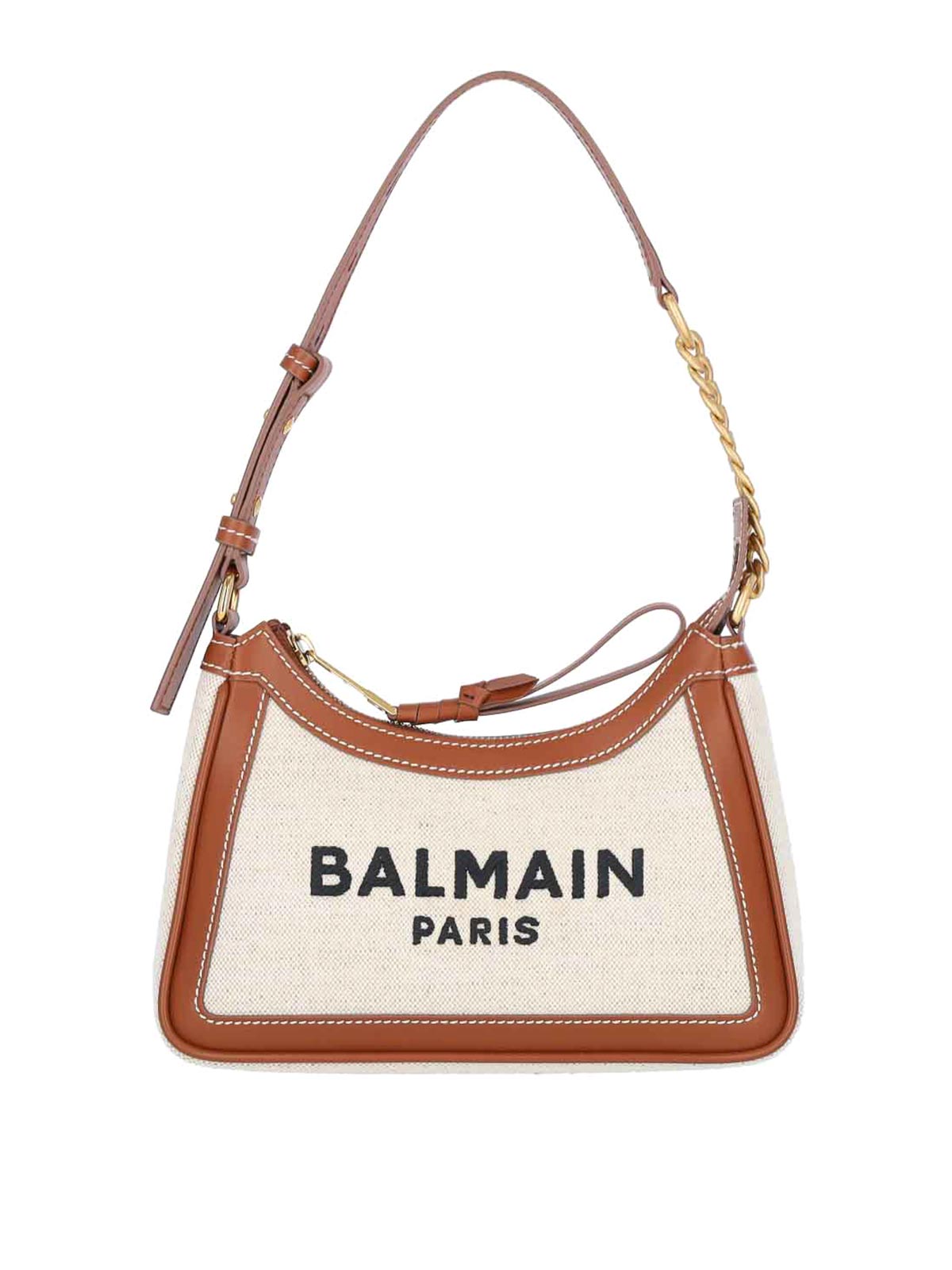 Shop Balmain B-army Bag In White