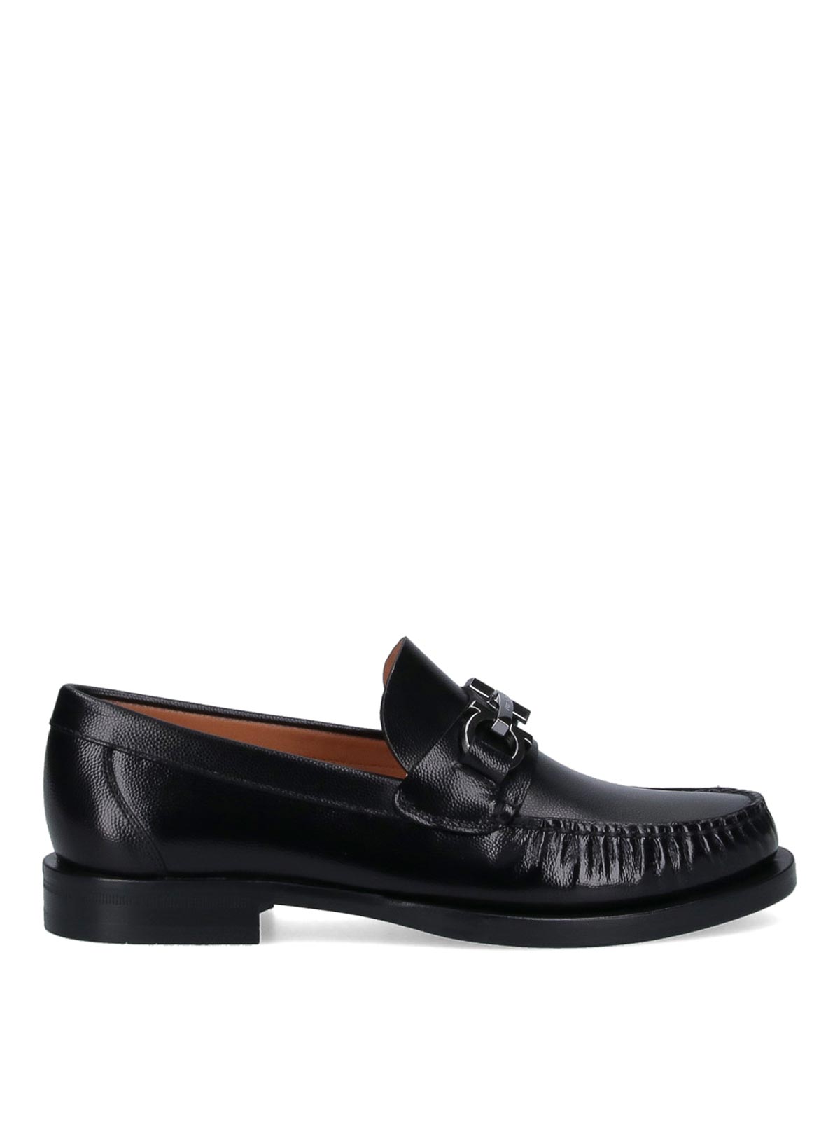 Shop Ferragamo Loafers In Black