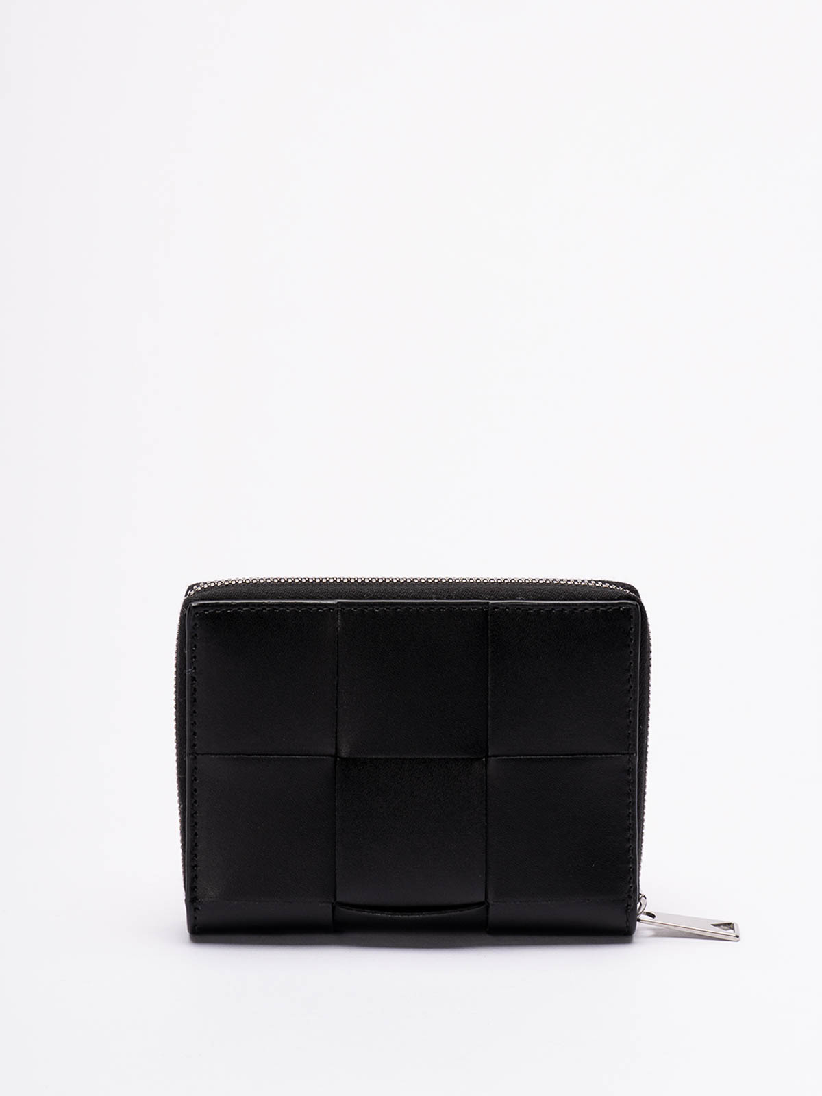Bottega Veneta Cassette Zip Around Wallet - Black|749462VBWD28803