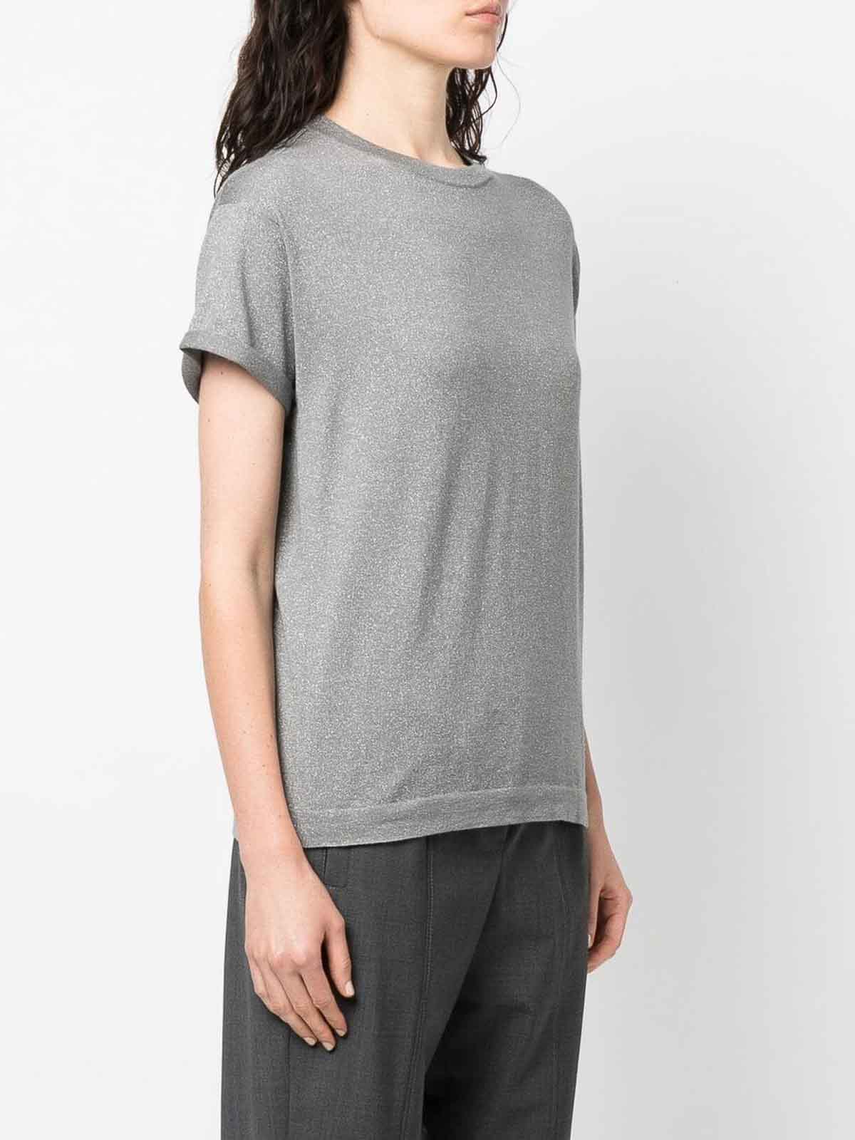 Shop Brunello Cucinelli Lightweight Sweater In Gris