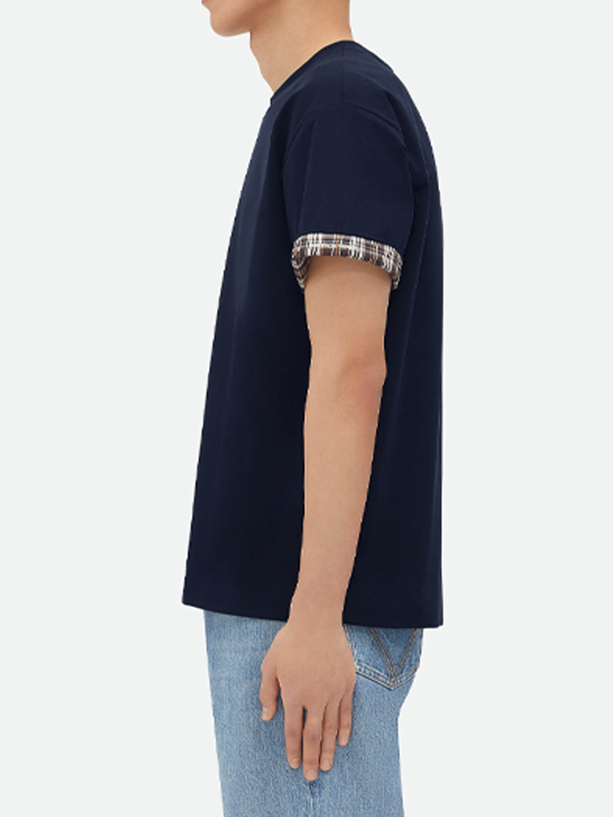 Shop Bottega Veneta Cotton T-shirt In Azul