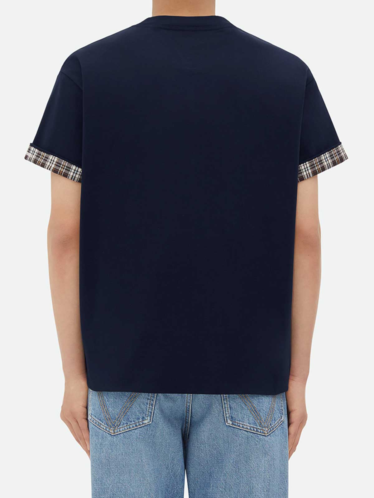 Shop Bottega Veneta Cotton T-shirt In Azul