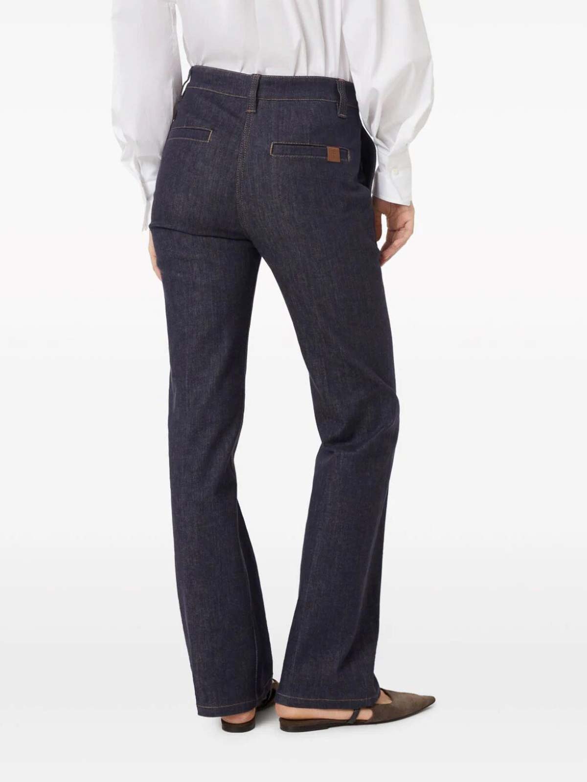 Shop Brunello Cucinelli Denim Jeans In Azul