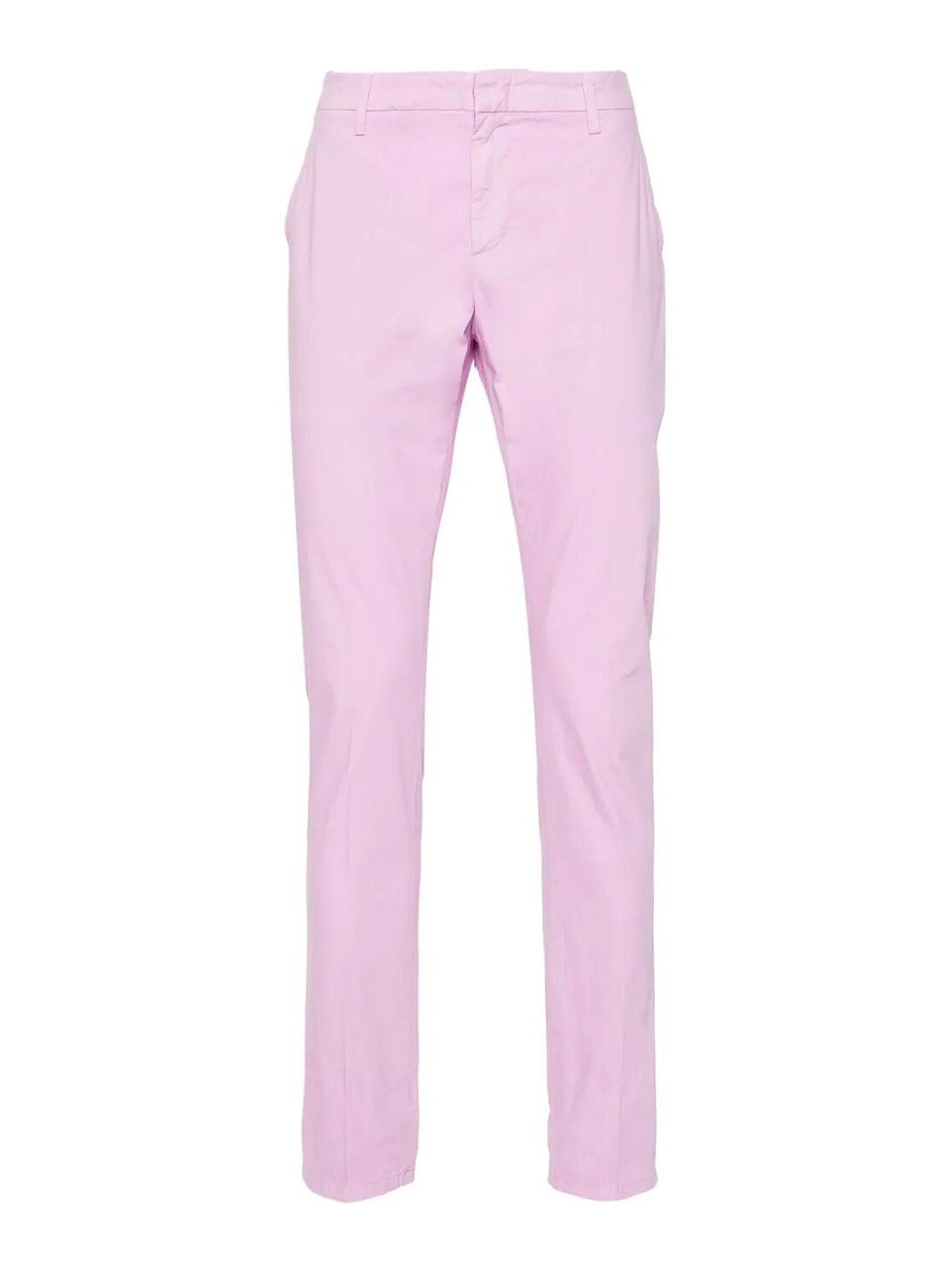 Shop Dondup Gaubert Pants In Púrpura Claro