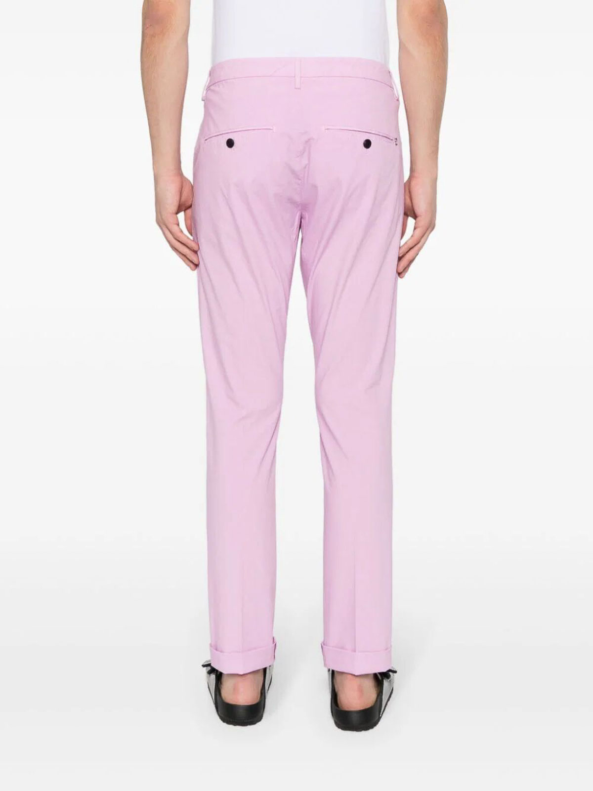 Shop Dondup Gaubert Pants In Púrpura Claro