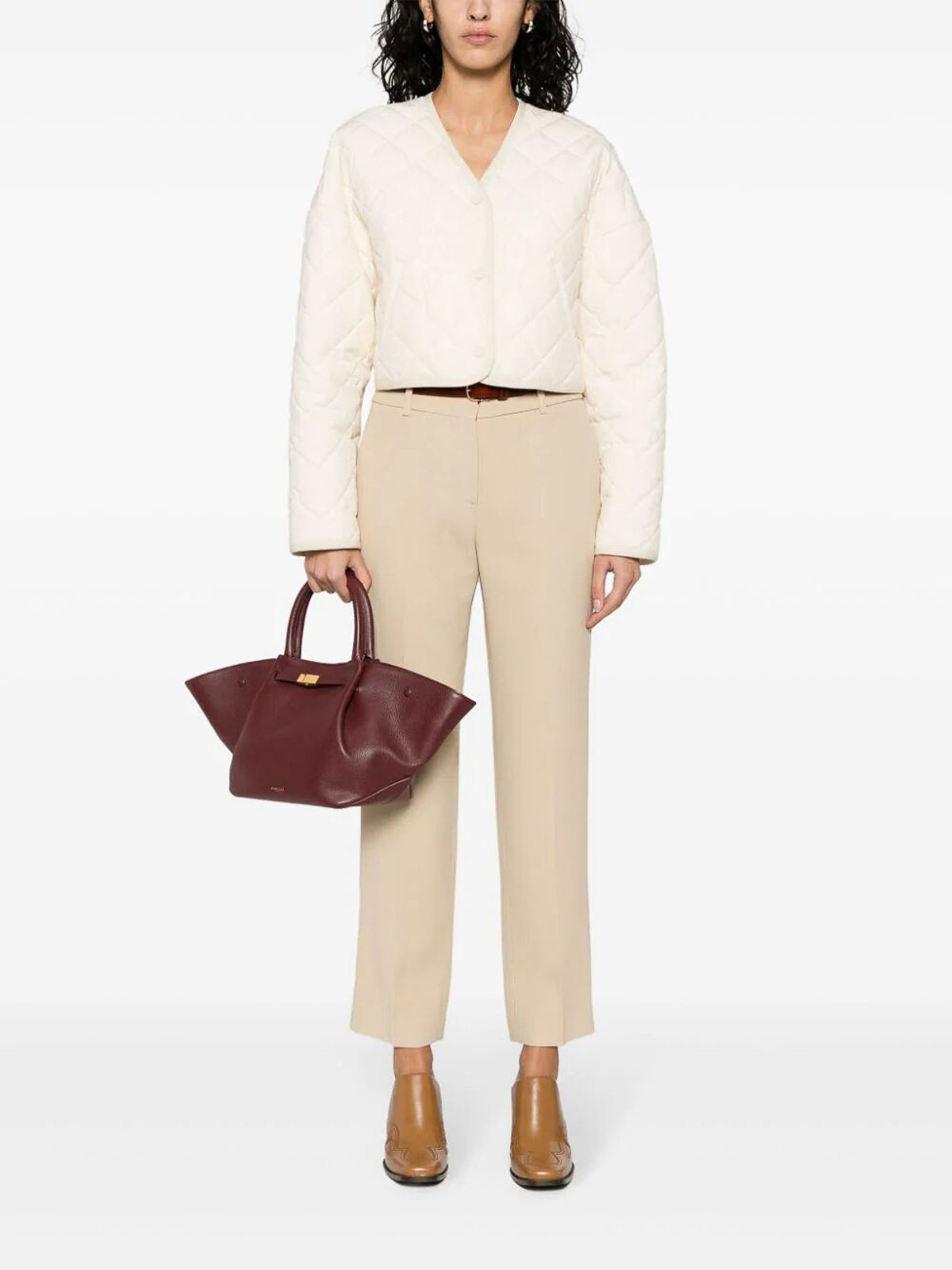 Shop Ermanno Scervino Viscose Pants In Blanco