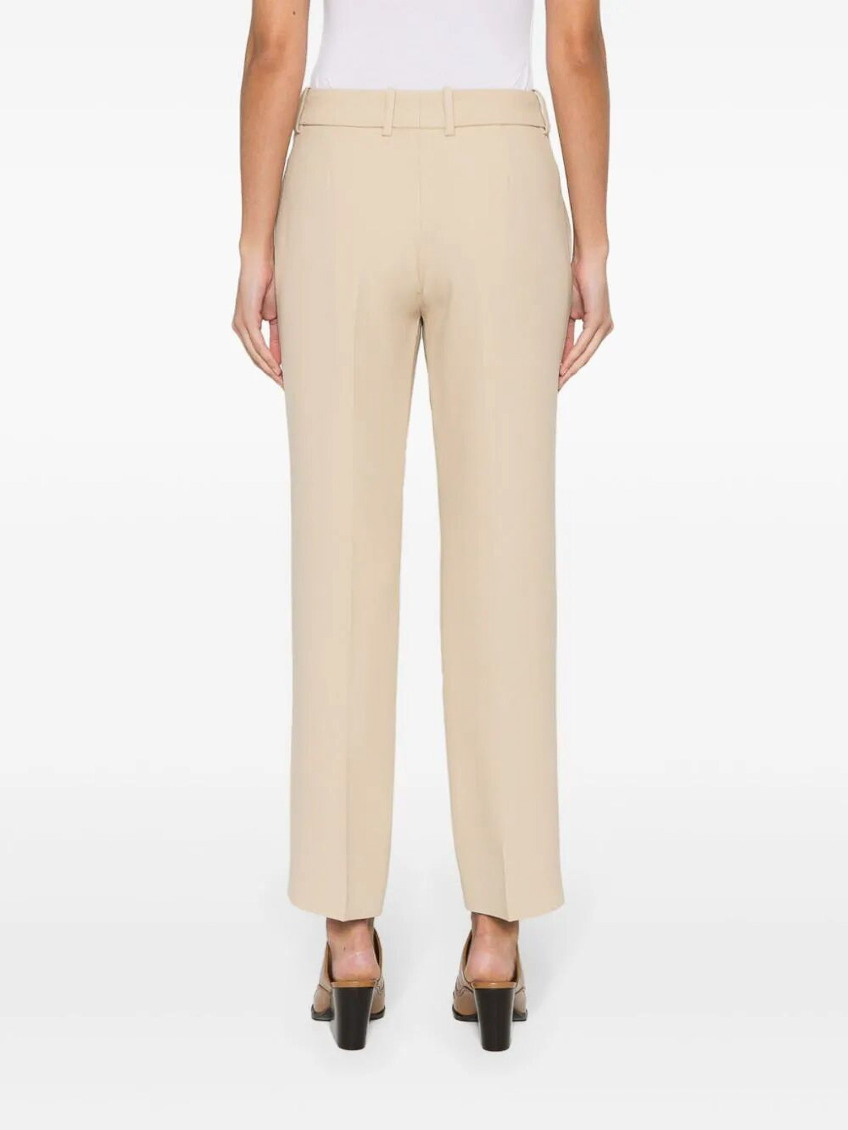 Shop Ermanno Scervino Viscose Pants In Blanco