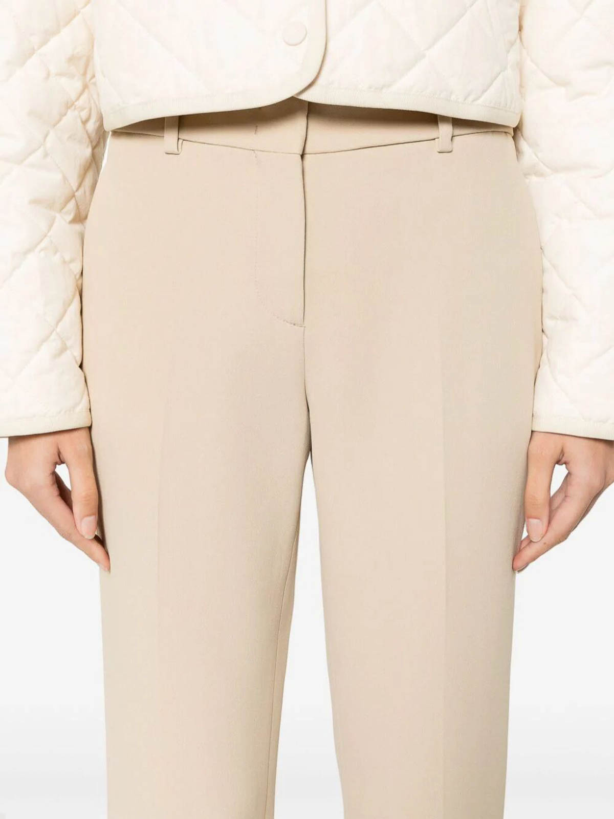 Shop Ermanno Scervino Viscose Pants In Blanco