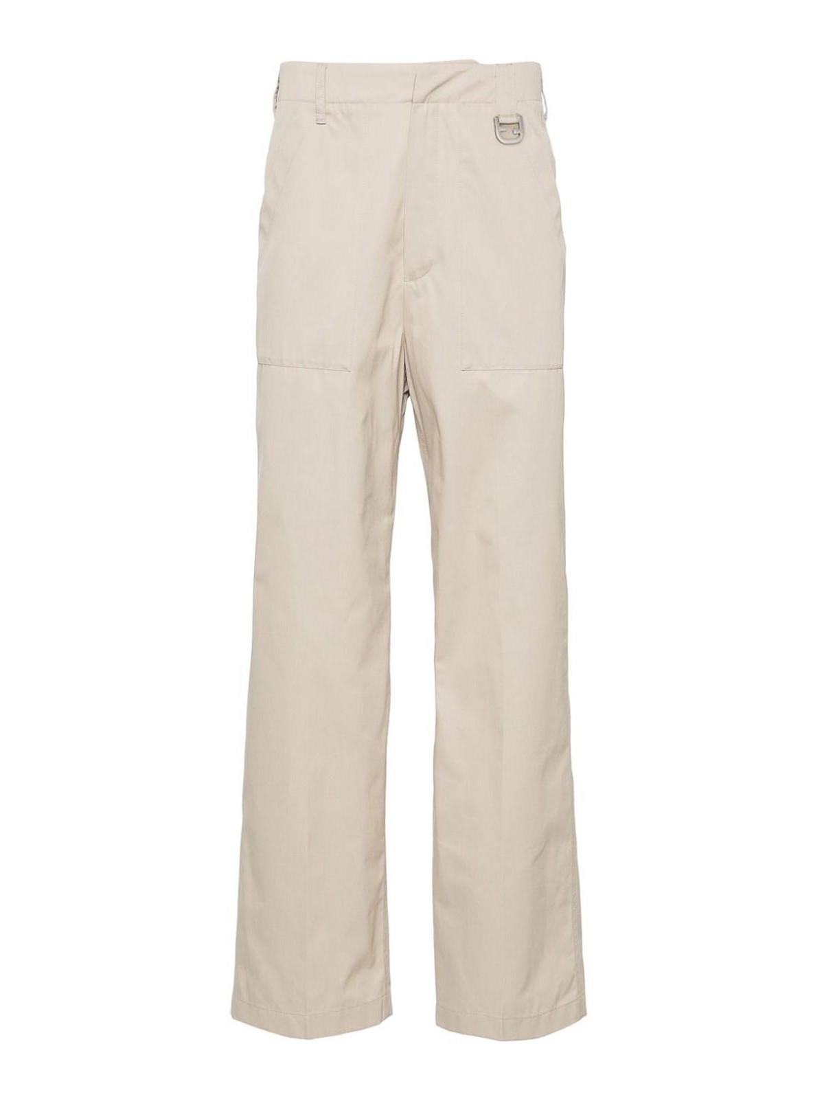 Fendi Double Coated Pants In Beis