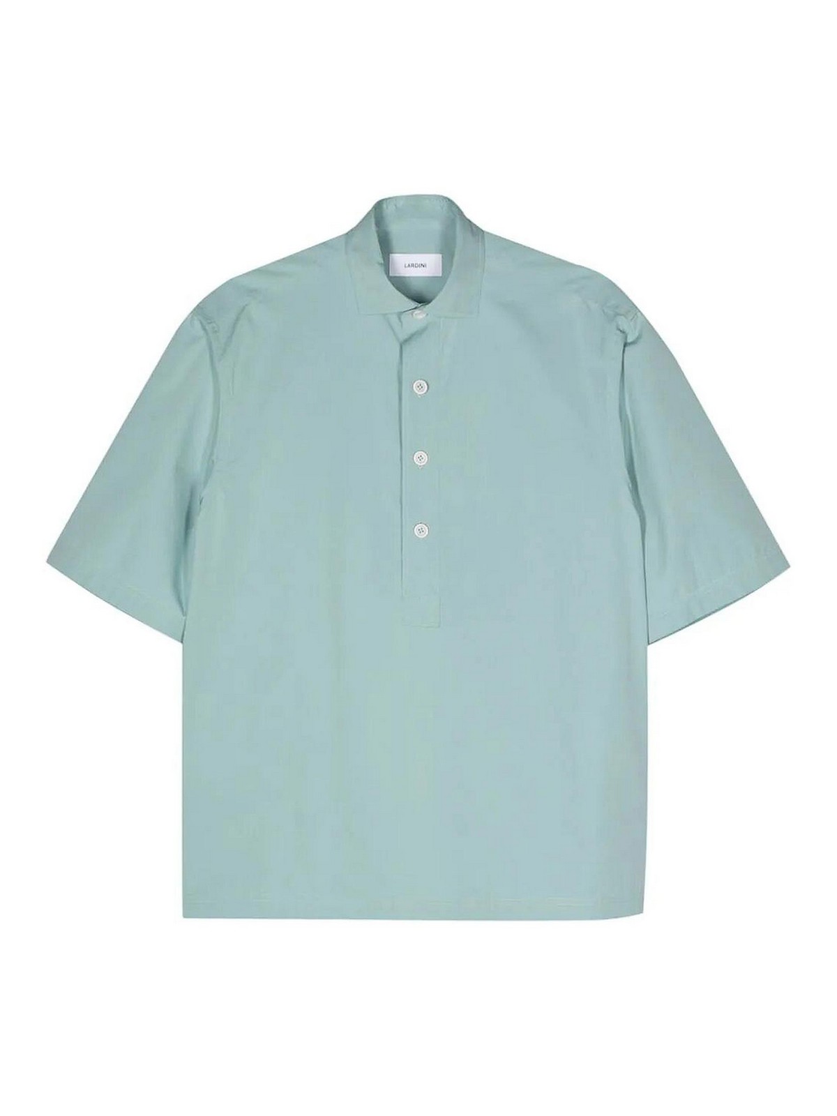 Shop Lardini Ricerca Polo Shirt In Azul Claro