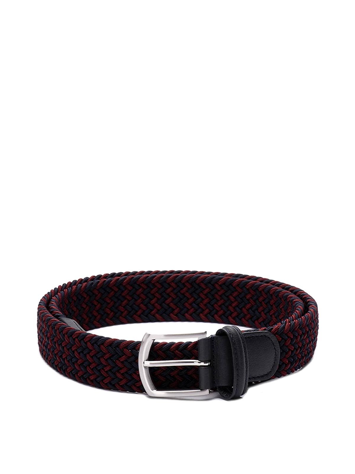 Shop Anderson's Woven Belt In Multicolour