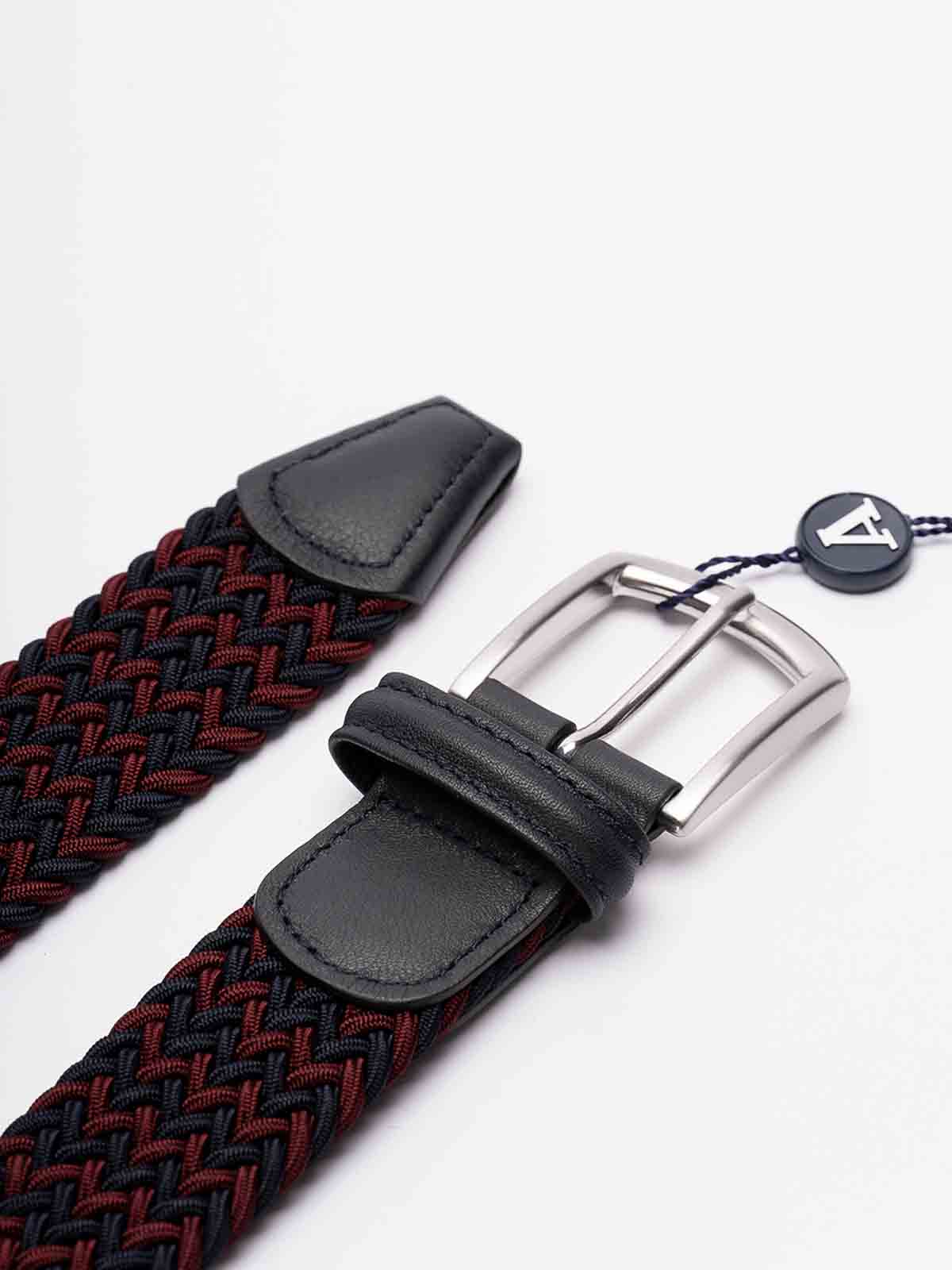 Shop Anderson's Woven Belt In Multicolour