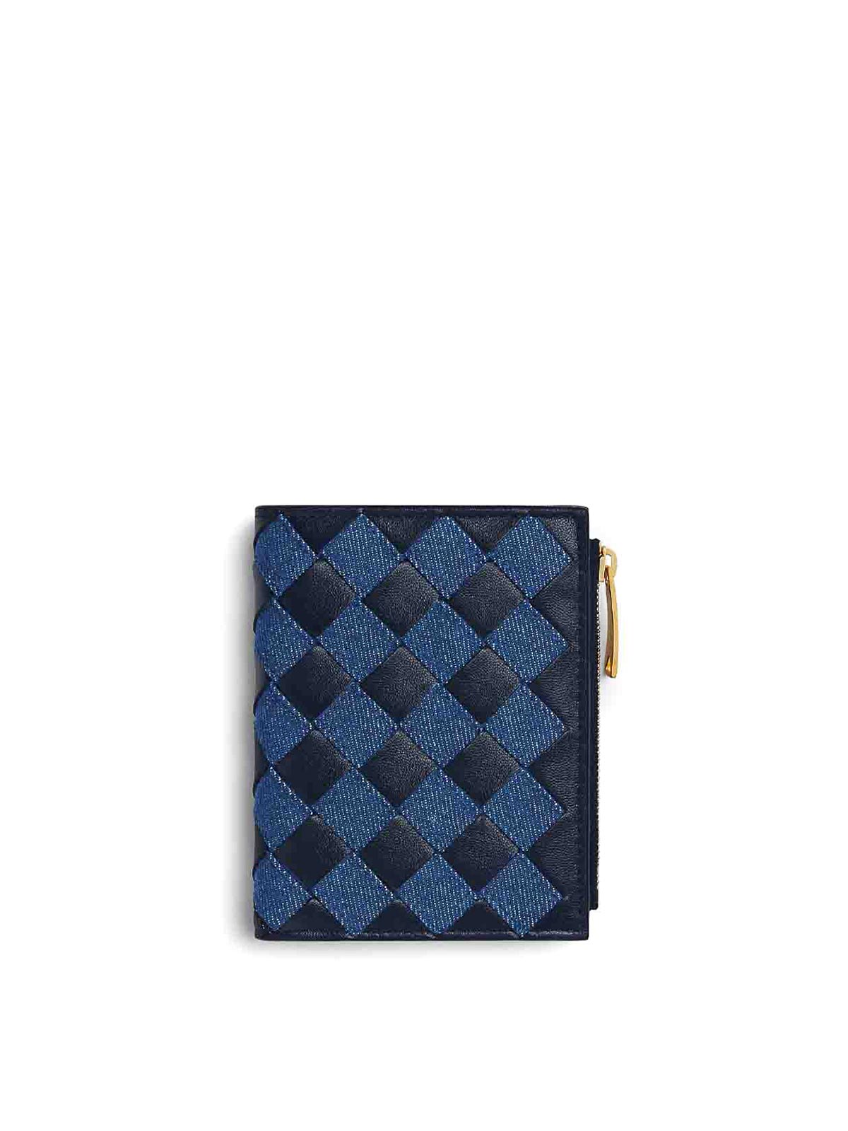 Shop Bottega Veneta Wallet In Azul