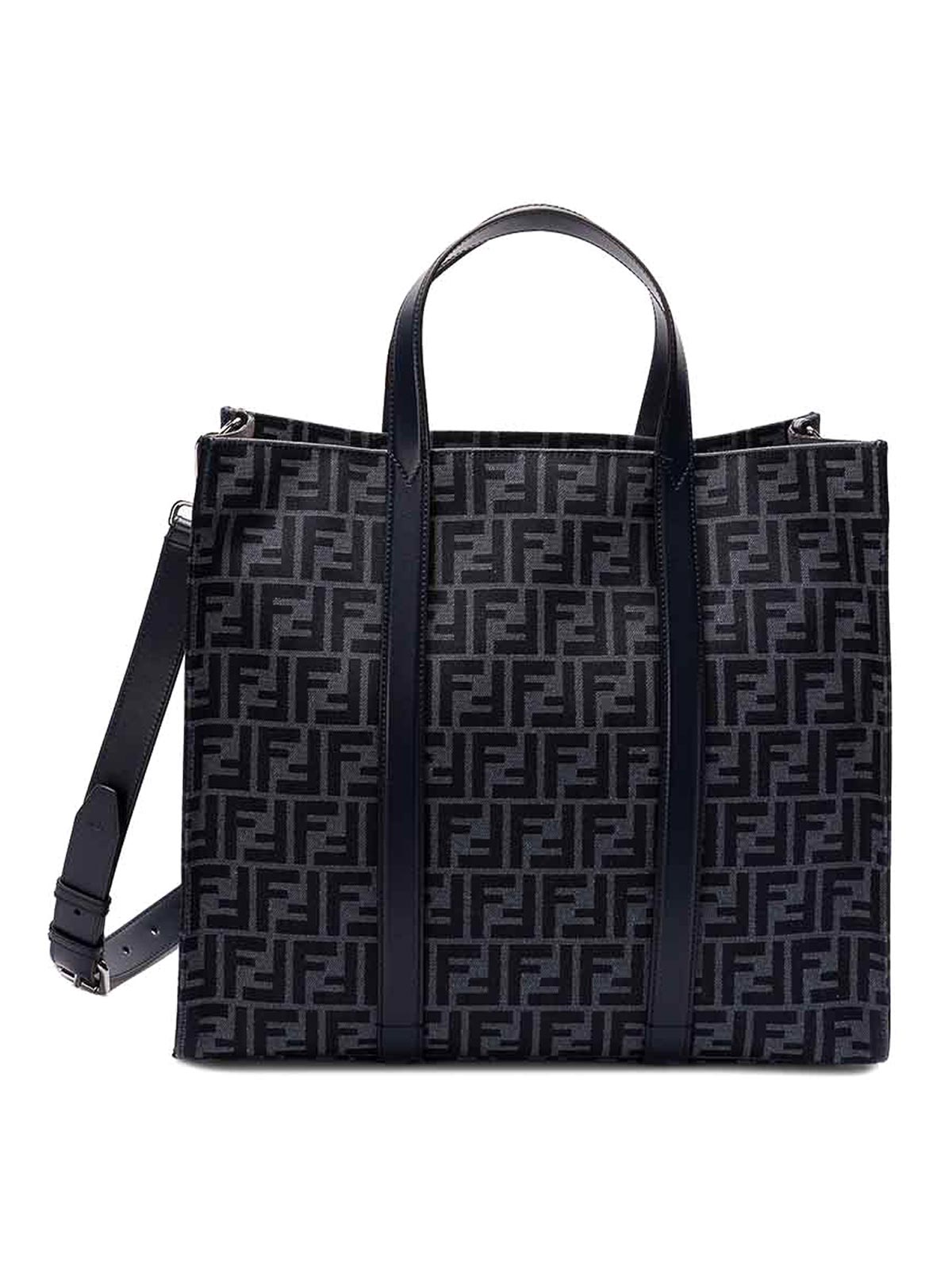 FENDI JACQUARD SHOPPER BAG 