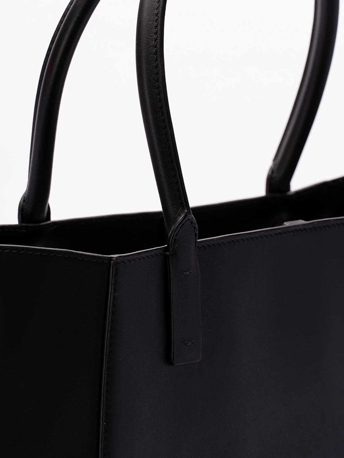 Shop Valentino Side Small Tote Bag In Negro