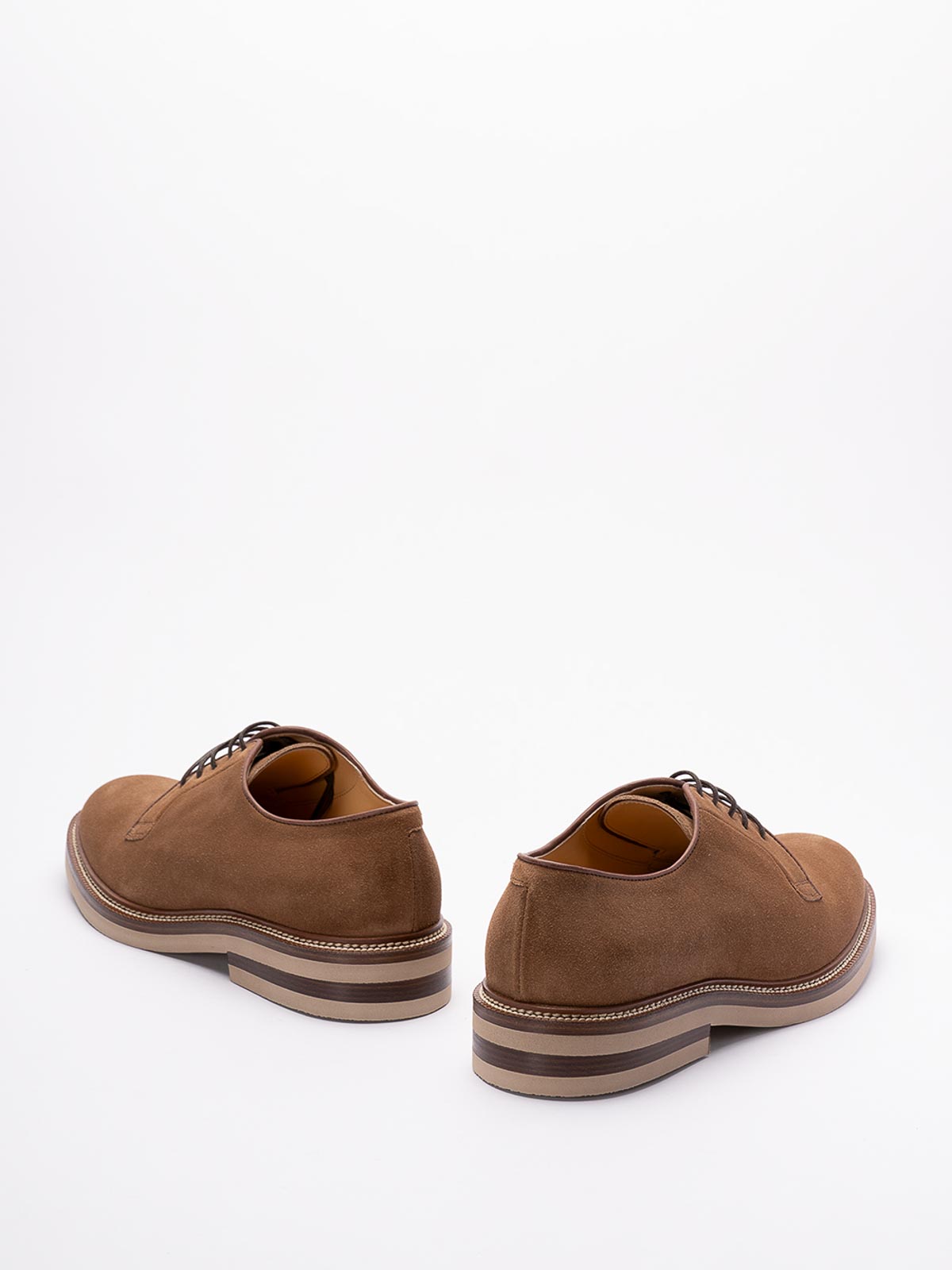 Shop Brunello Cucinelli Loafers In Brown