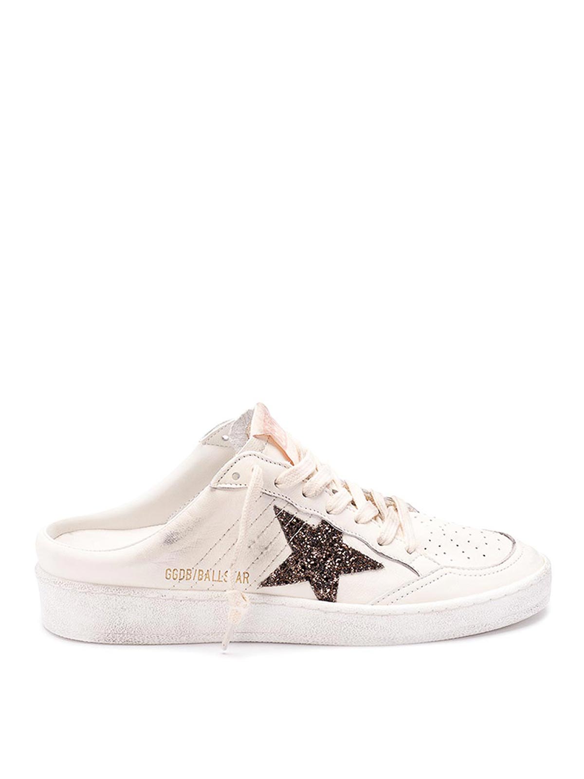 Shop Golden Goose Ball Star Sabots In White