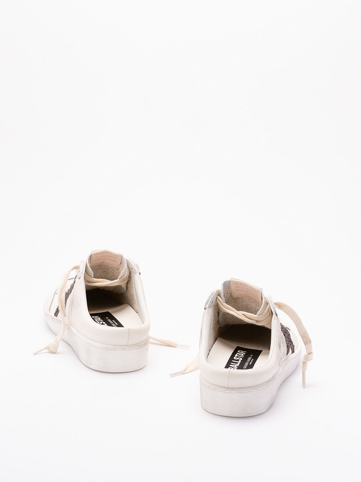 Shop Golden Goose Ball Star Sabots In White