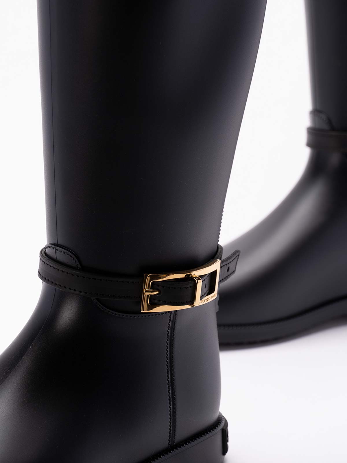 Shop Sergio Rossi Nora Rainy Boots In Black