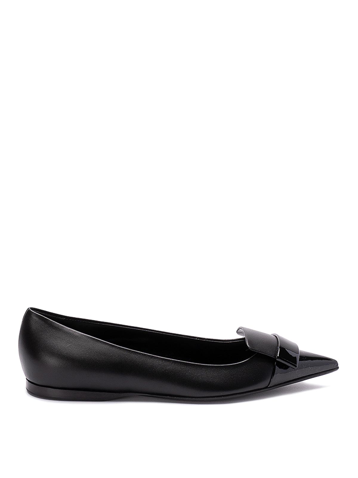 Shop Sergio Rossi Flat Shoes In Black