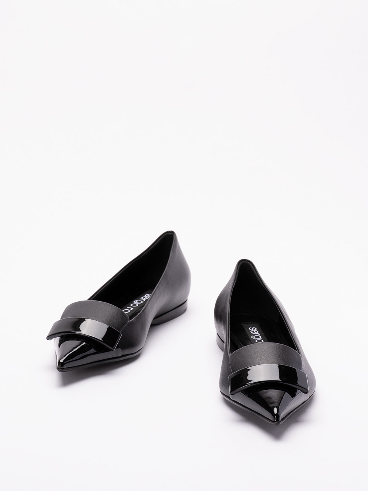 Shop Sergio Rossi Flat Shoes In Black