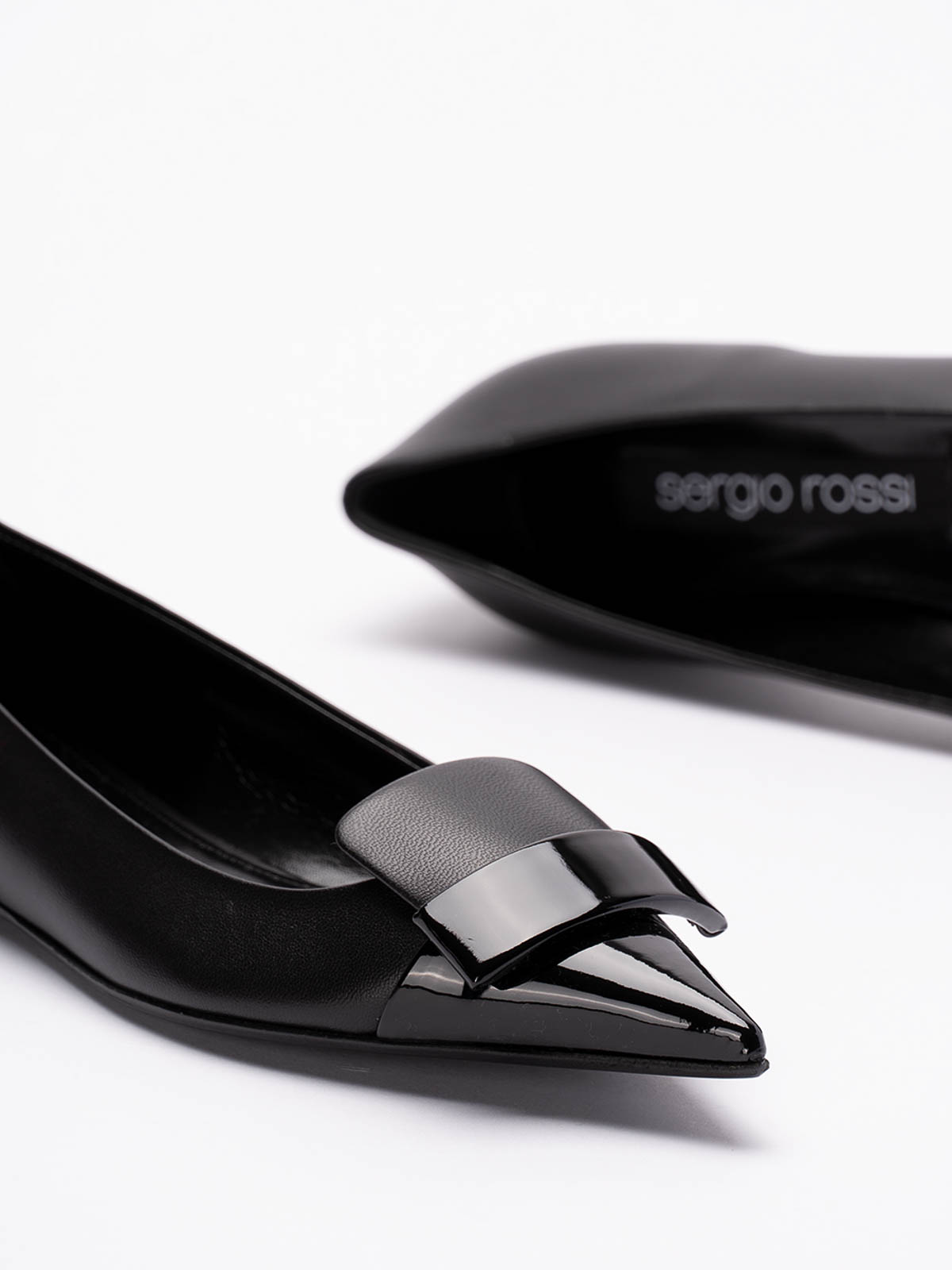 Shop Sergio Rossi Flat Shoes In Black