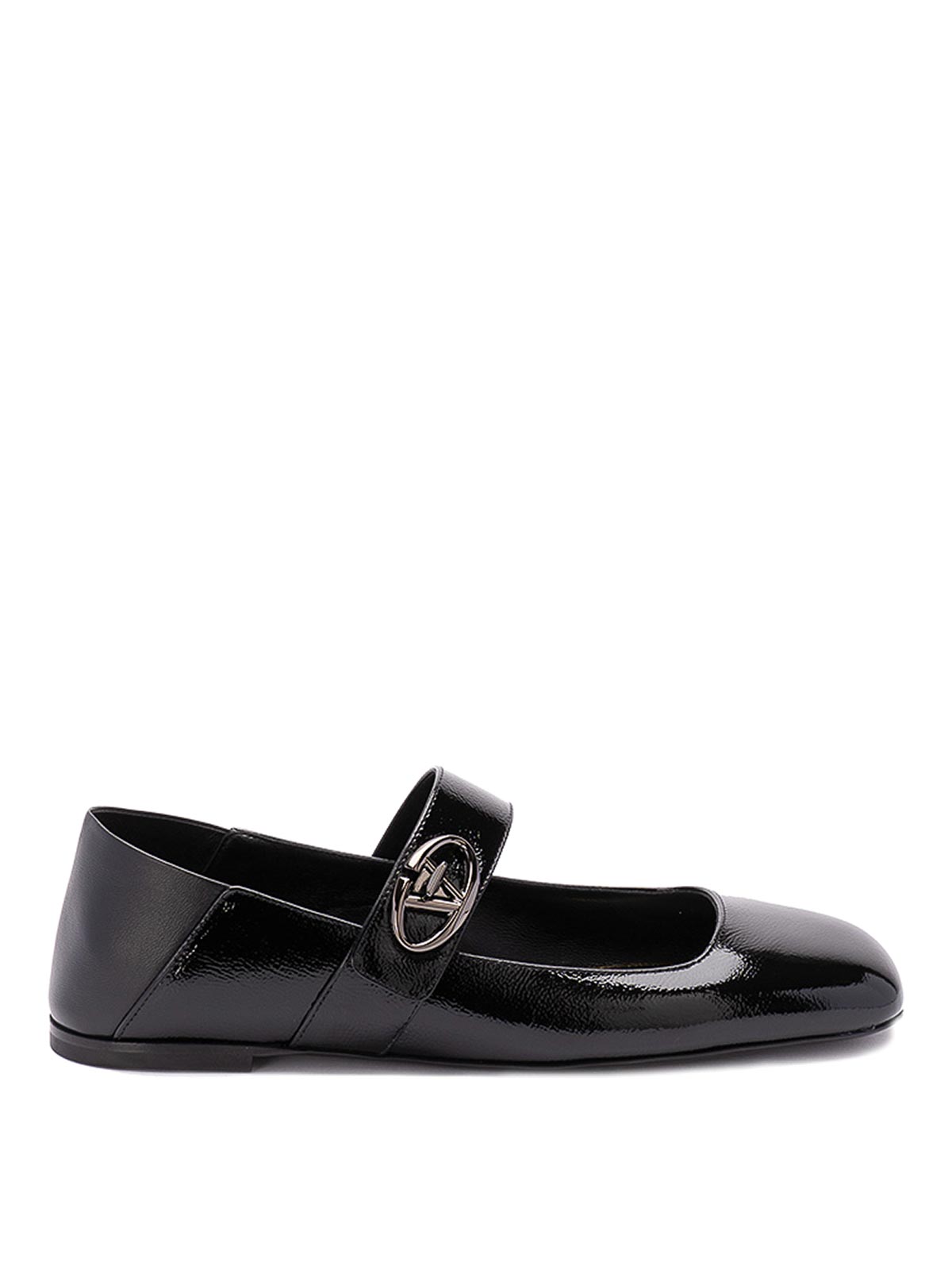 Shop Valentino Locker Ballerinas In Black