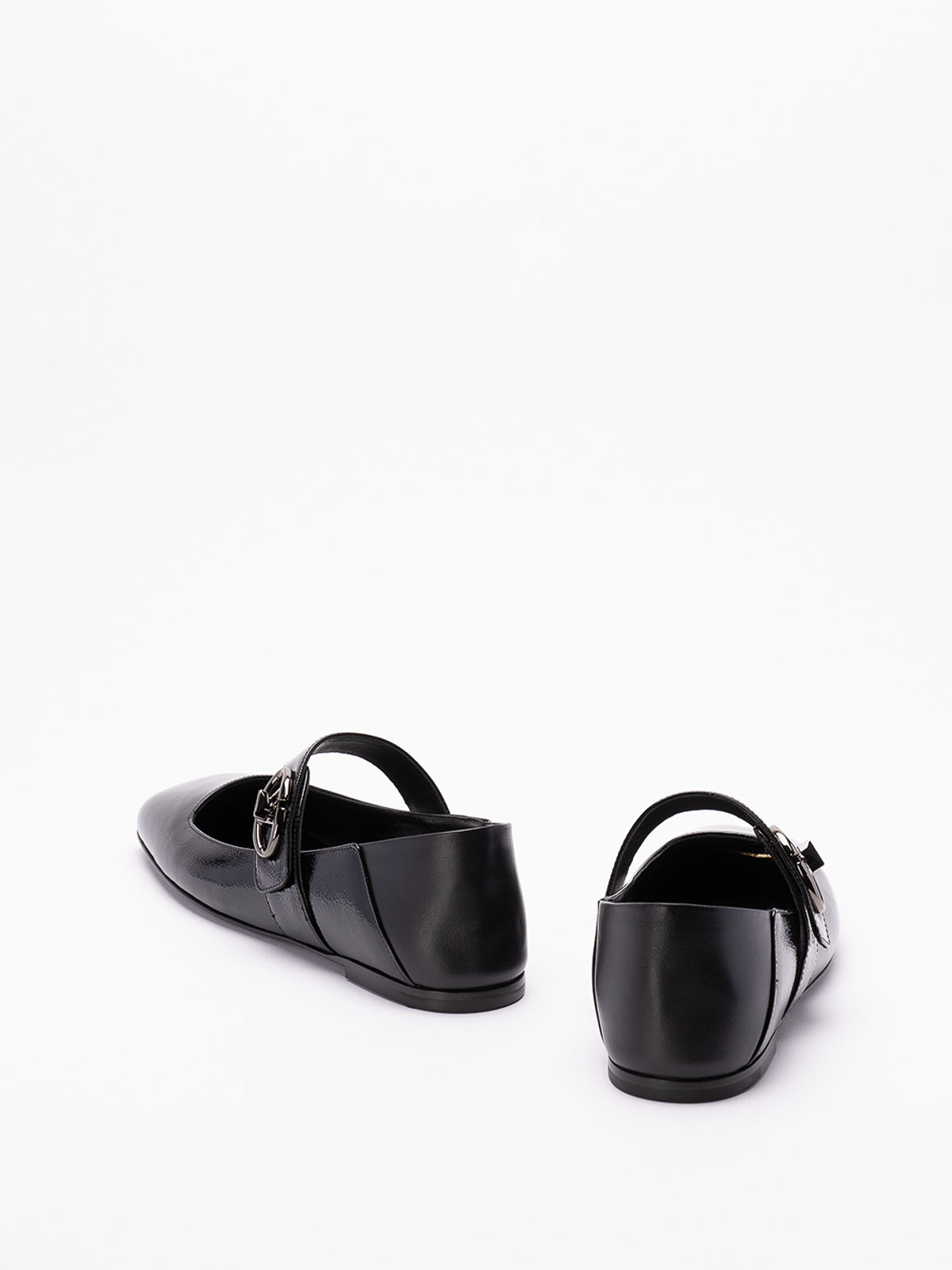 Shop Valentino Locker Ballerinas In Black