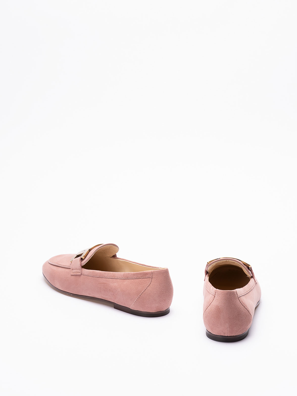 Shop Tod's Kate Loafers In Light Purple