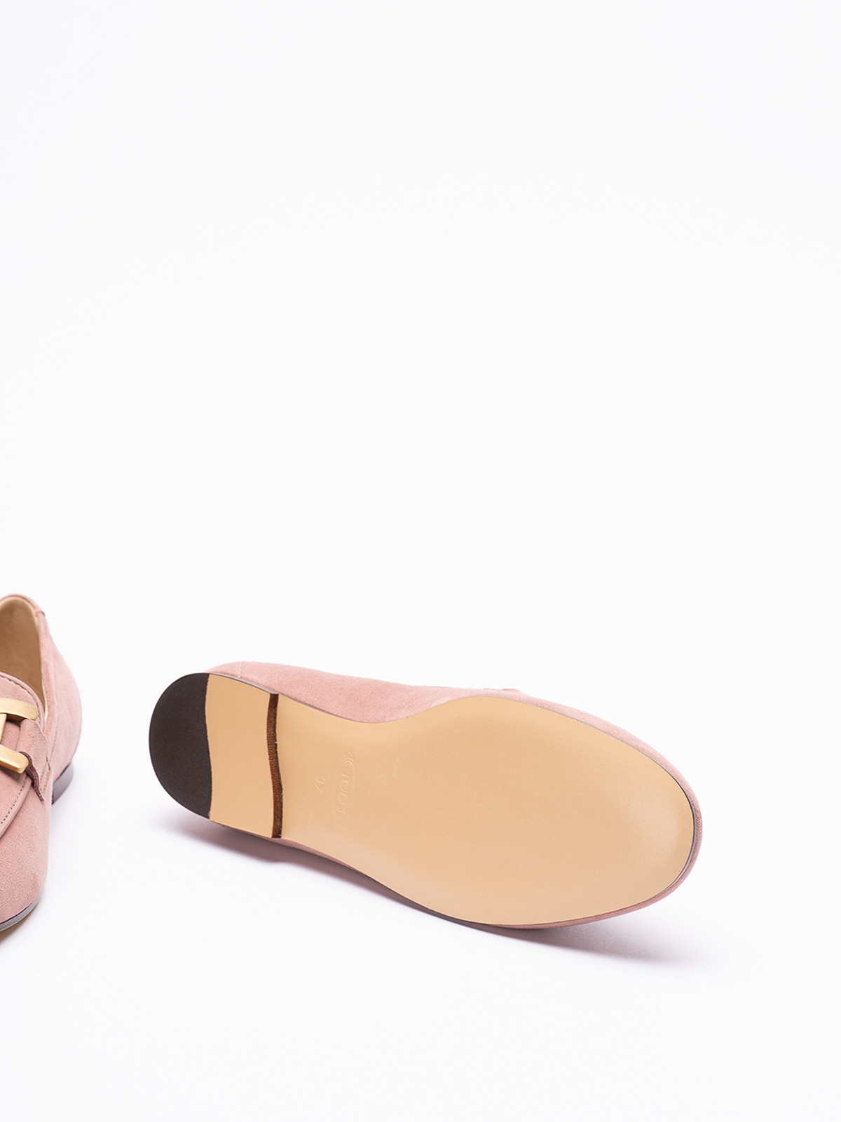 Shop Tod's Kate Loafers In Light Purple