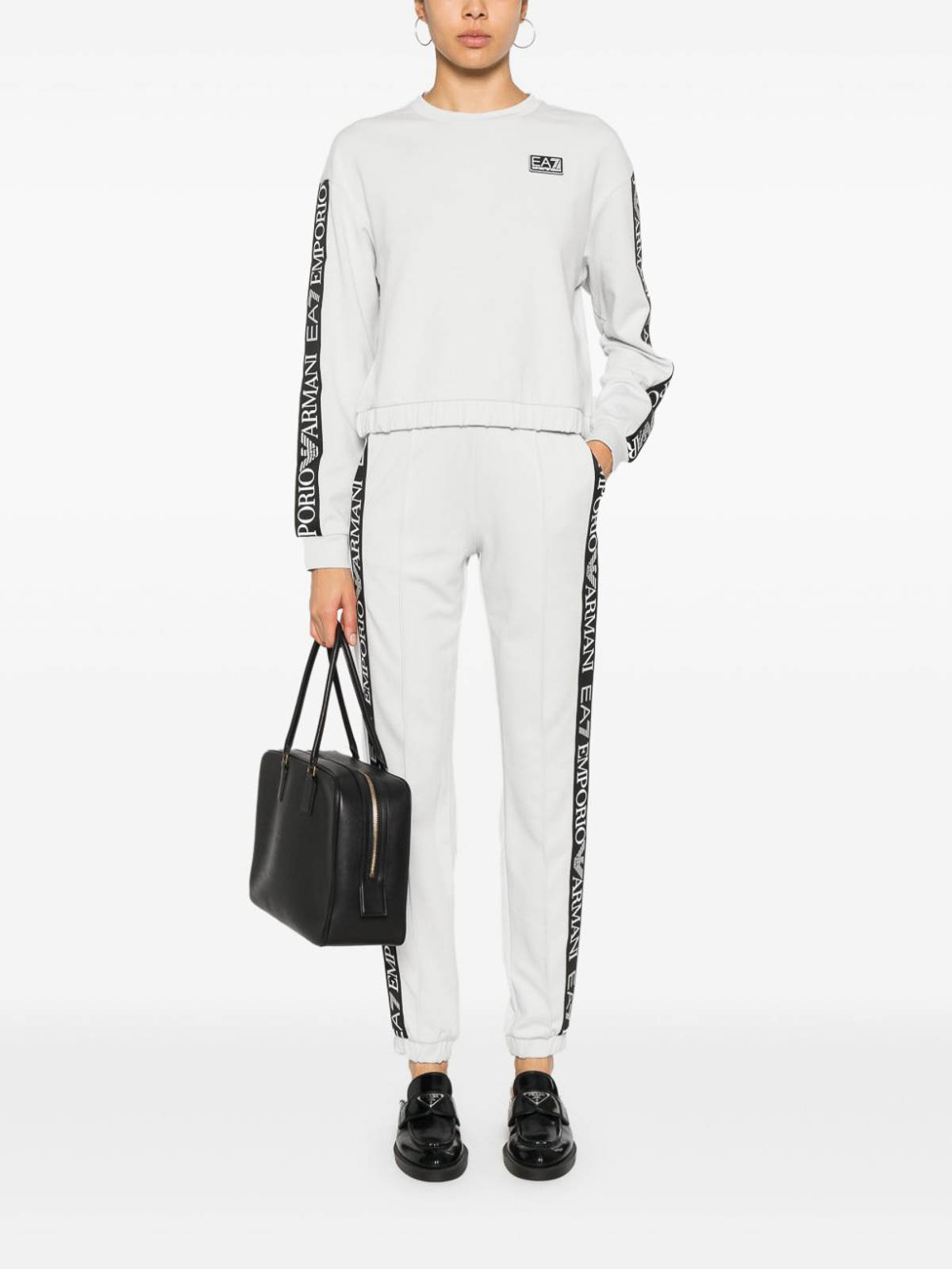 EA7 Emporio Armani トラックスーツ ボトムス - グレー|3DTV61TJKWZ1938