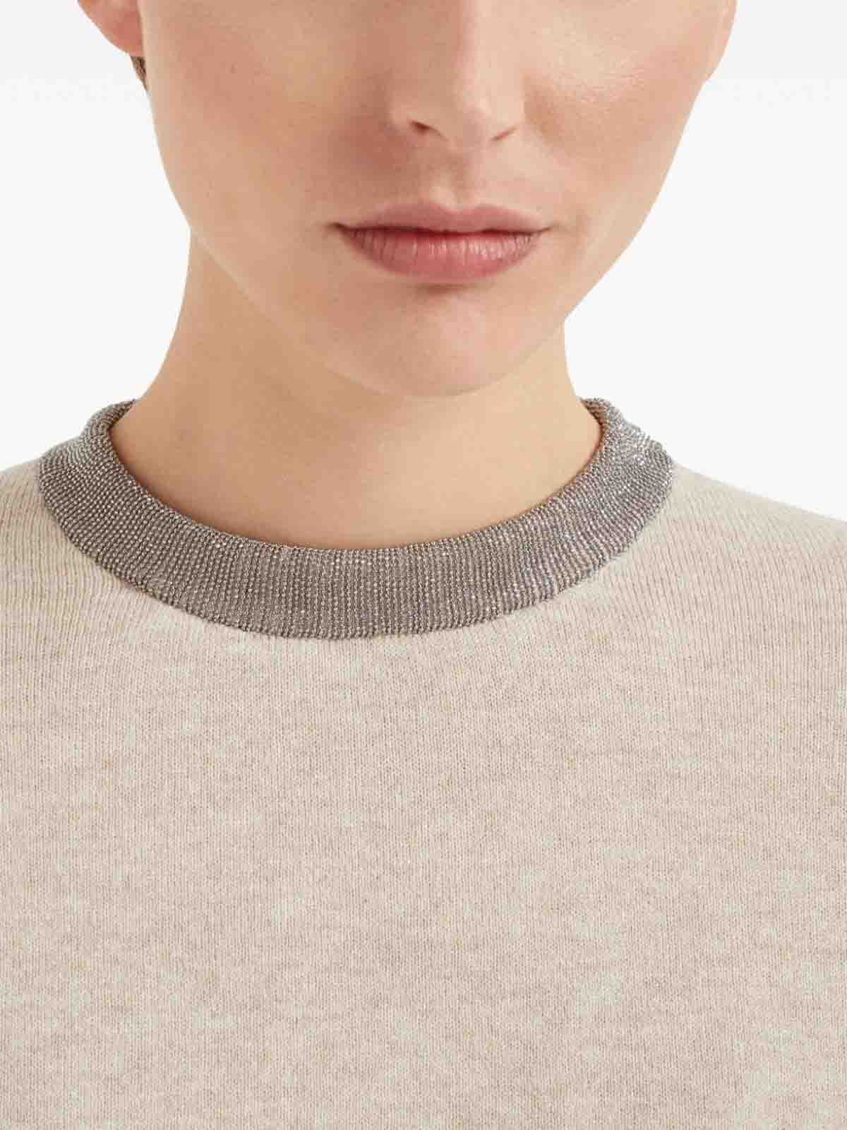 BRUNELLO CUCINELLI CASHMERE CREWNECK SWEATER 