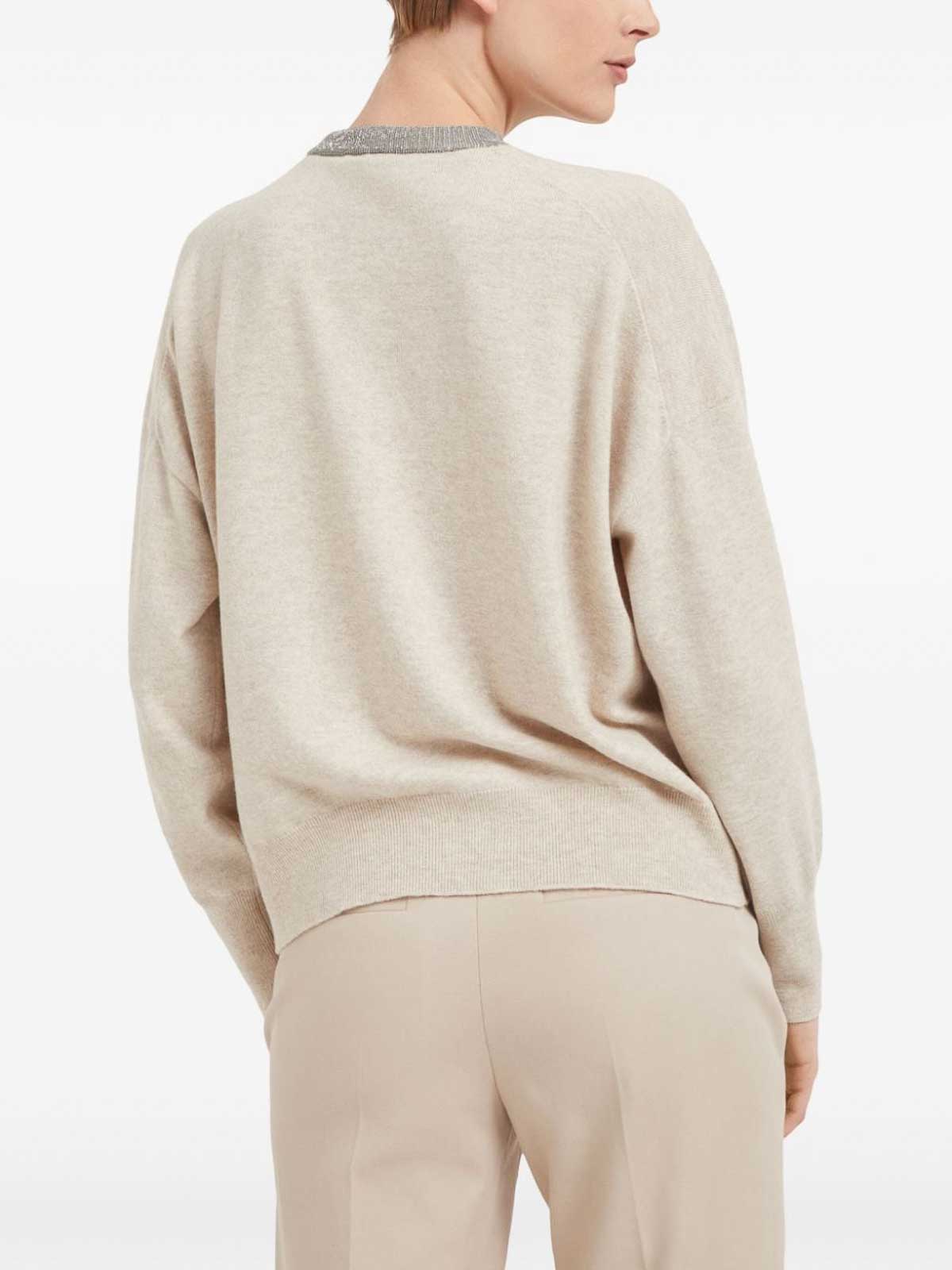 BRUNELLO CUCINELLI CASHMERE CREWNECK SWEATER 