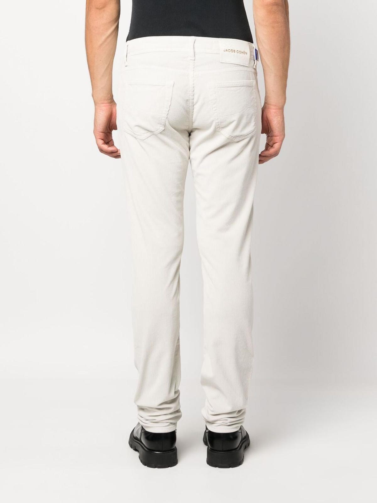 Shop Jacob Cohen Bard Denim Jeans In White