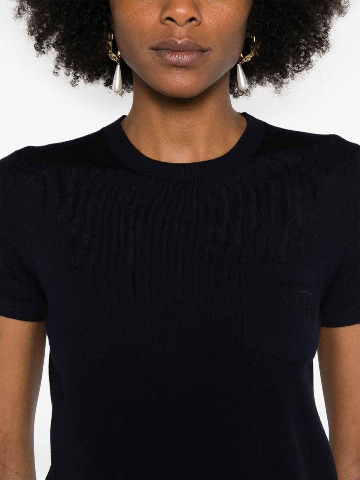 Shop Chloé Wool Crewneck Jumper In Azul