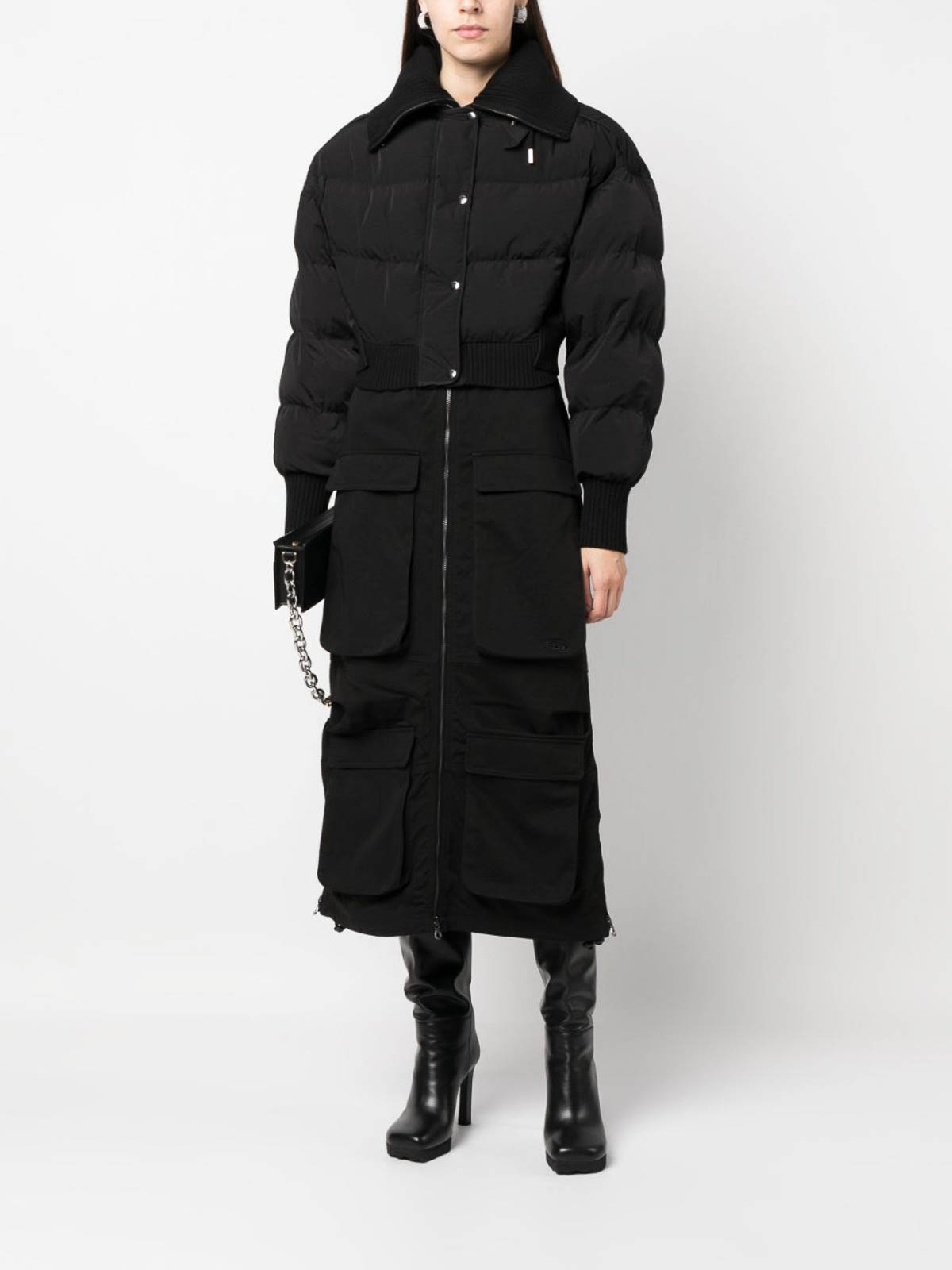 Jacquemus La Doudoune Caraco down jacket | 233CO0421320BLACK