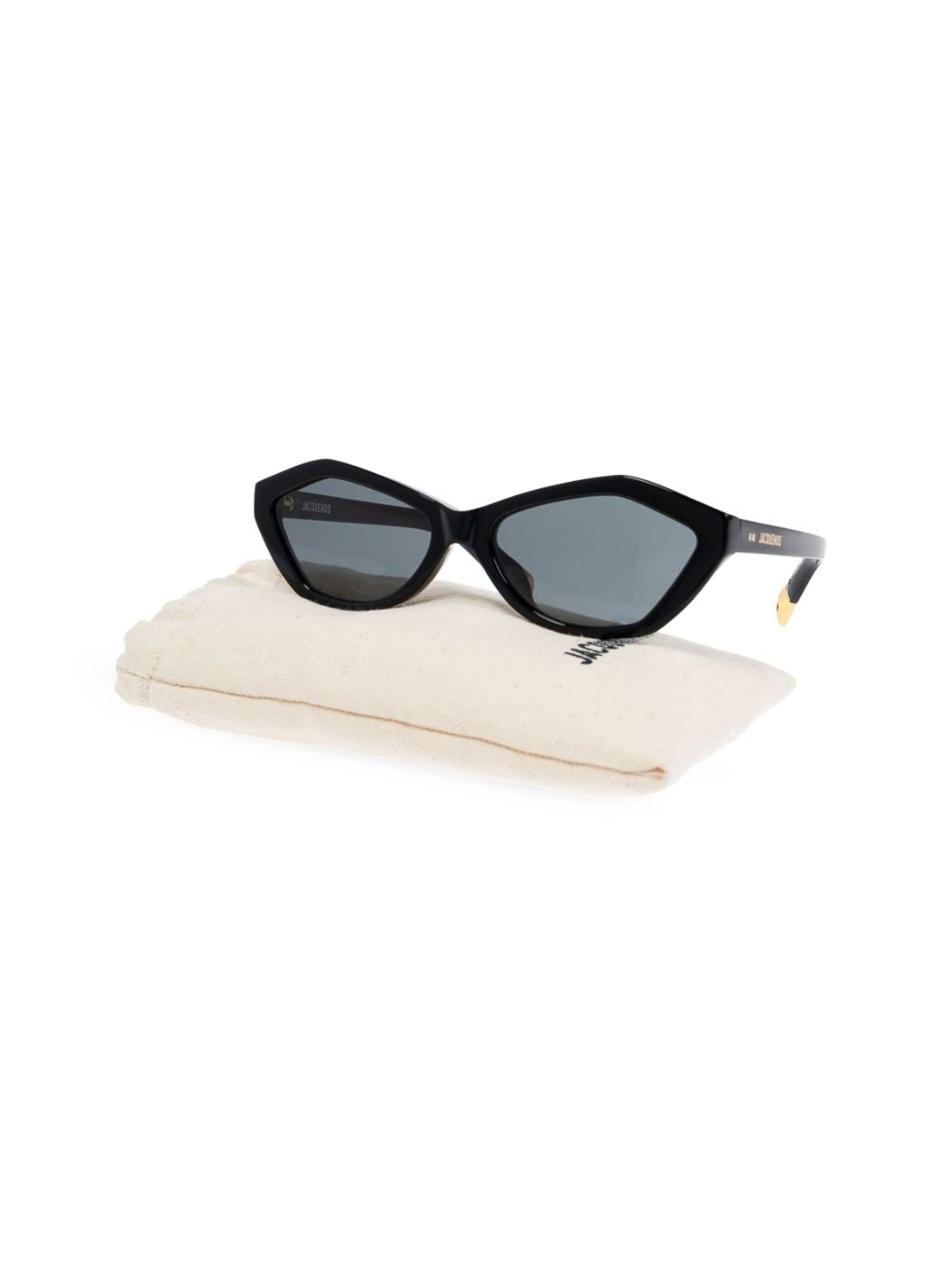 【送料&関税込】Jacquemus Les Lunettes Bambino Jac42 Linea l Jacquemus Les Lunettes Bambino Sunglasses - Black