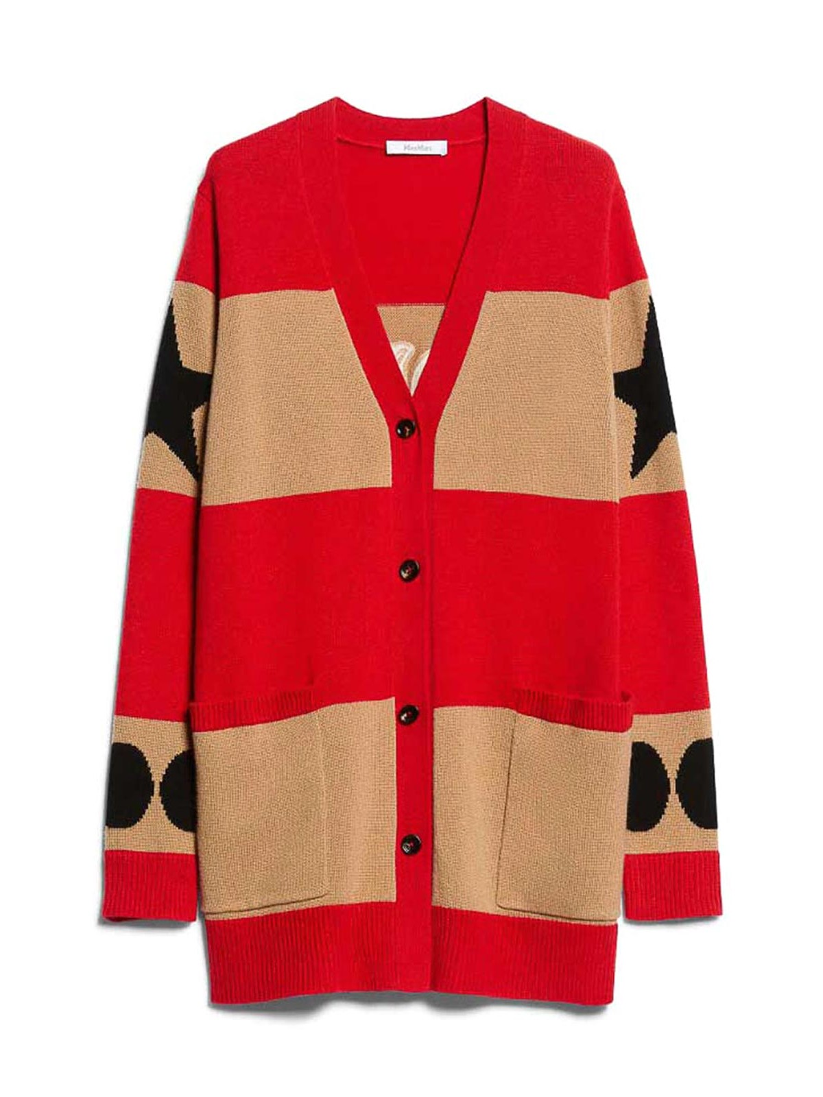 MAX MARA VALIDO WOOL AND CASHMERE CARDIGAN 