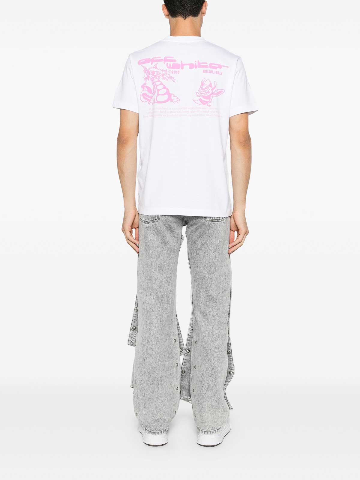 Off-White Dragon Bee T-Shirt - Men | OMAA027F24JER005013B