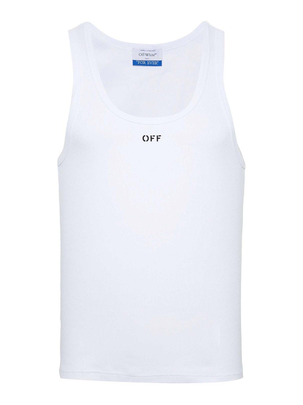 Shop Off-white Logo-print Tank Top In White