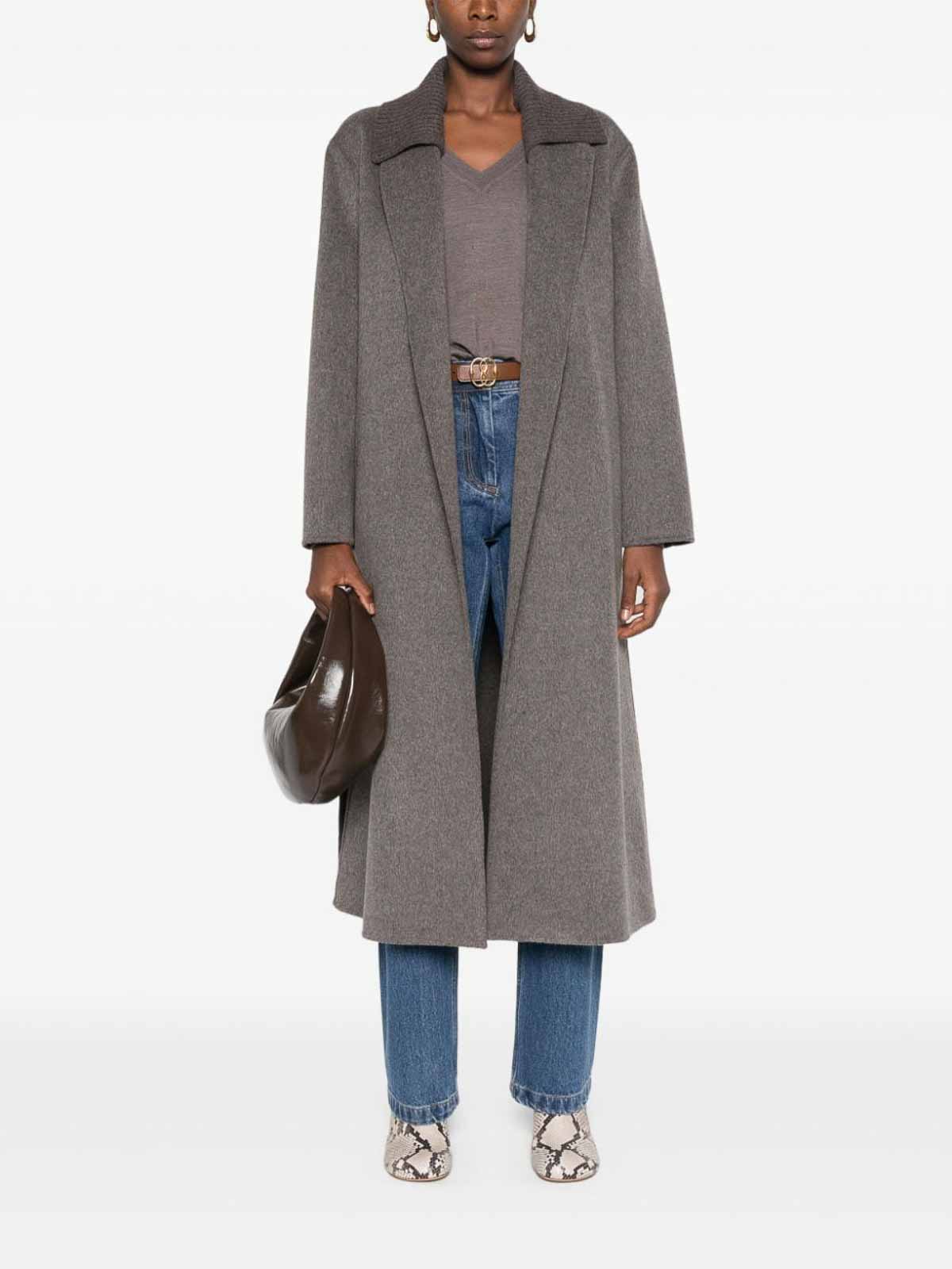 Shop P.a.r.o.s.h Leak Coat In Brown