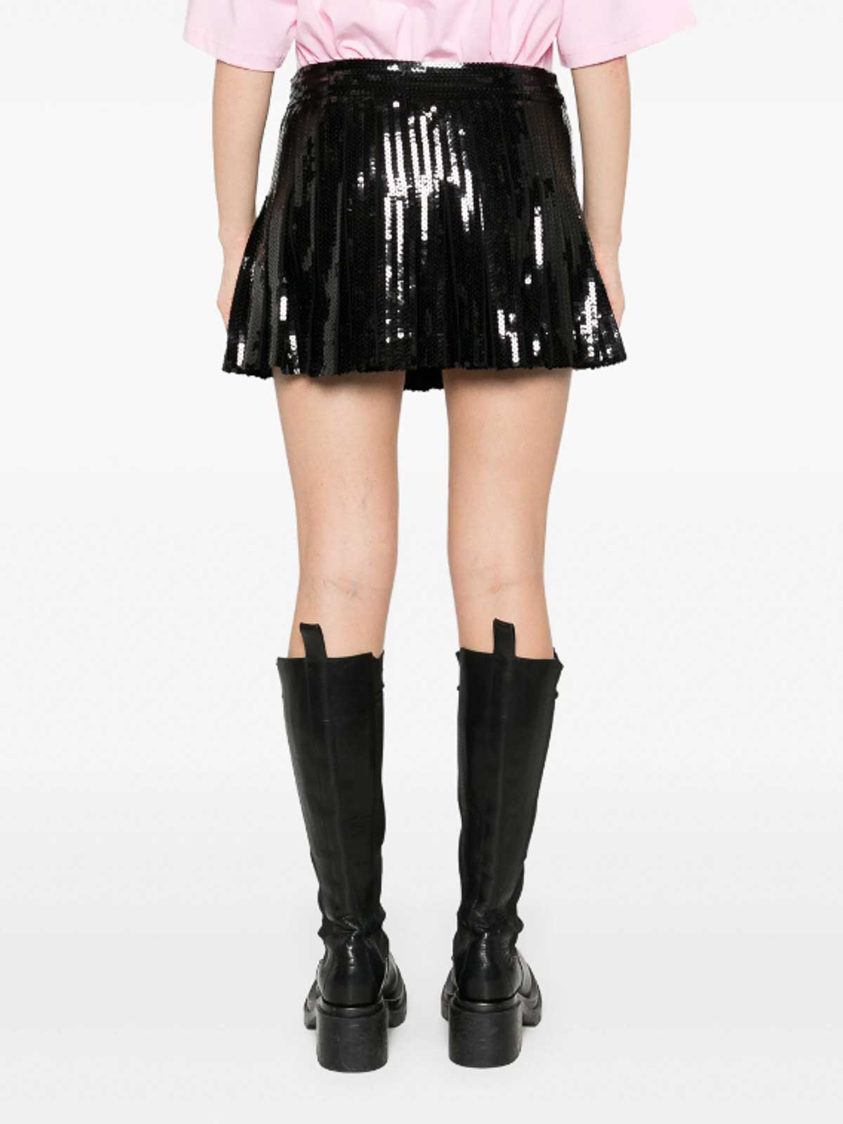 Shop P.a.r.o.s.h Godot Mini Skirt In Black