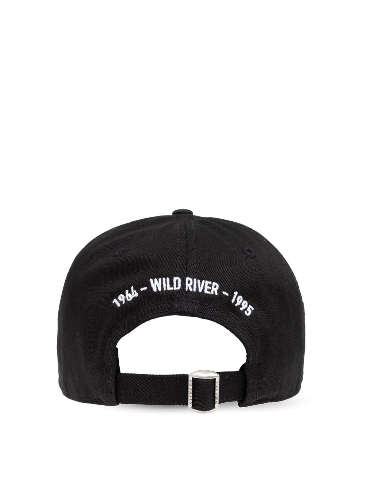 Shop Dsquared2 Embroidered-logo Cotton Cap In Black