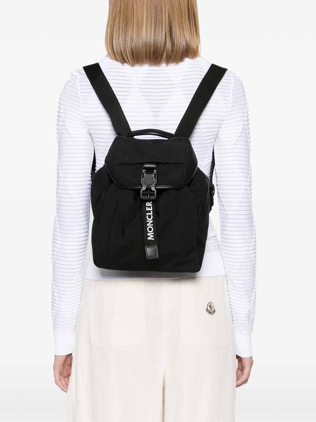 Shop Moncler Trick Drawstring Backpack In Black