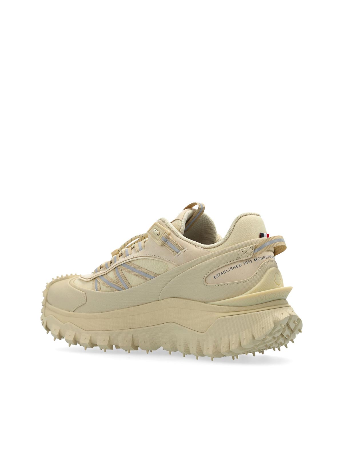 Shop Moncler Trailgrio Gtx Trainers In Light Beige