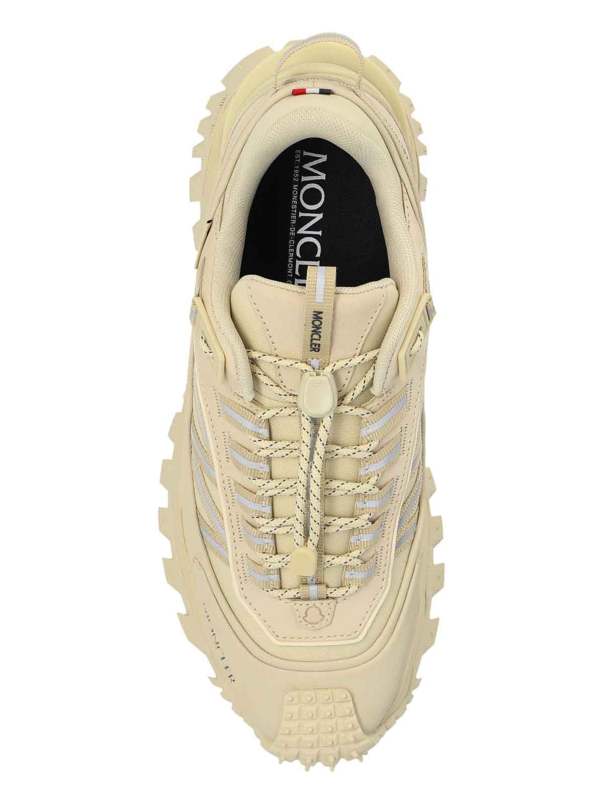 Shop Moncler Trailgrio Gtx Trainers In Light Beige