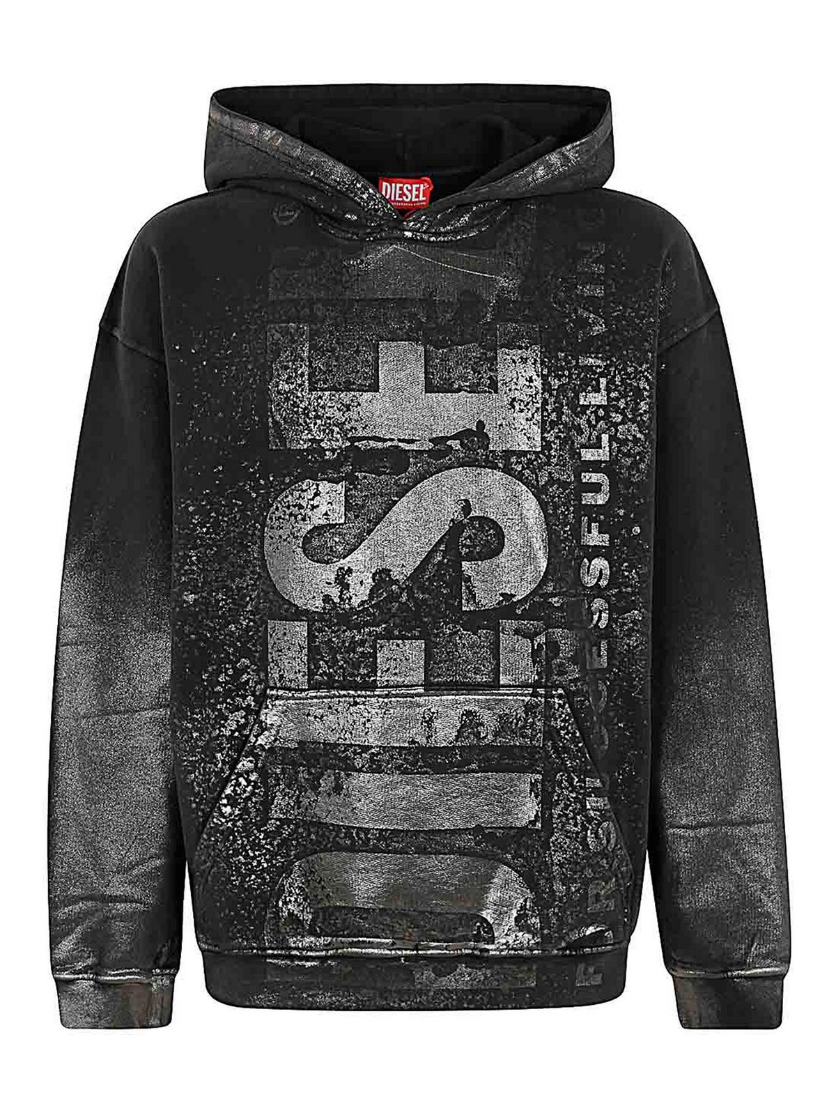 Shop Diesel Boxt Hoodies In Negro