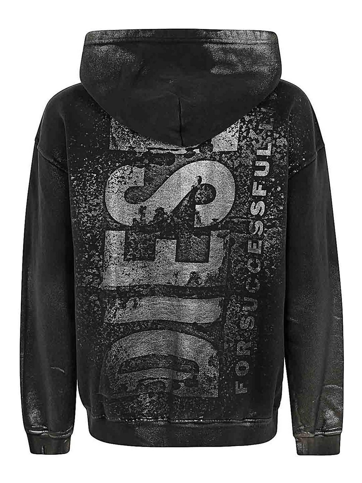 Shop Diesel Boxt Hoodies In Negro