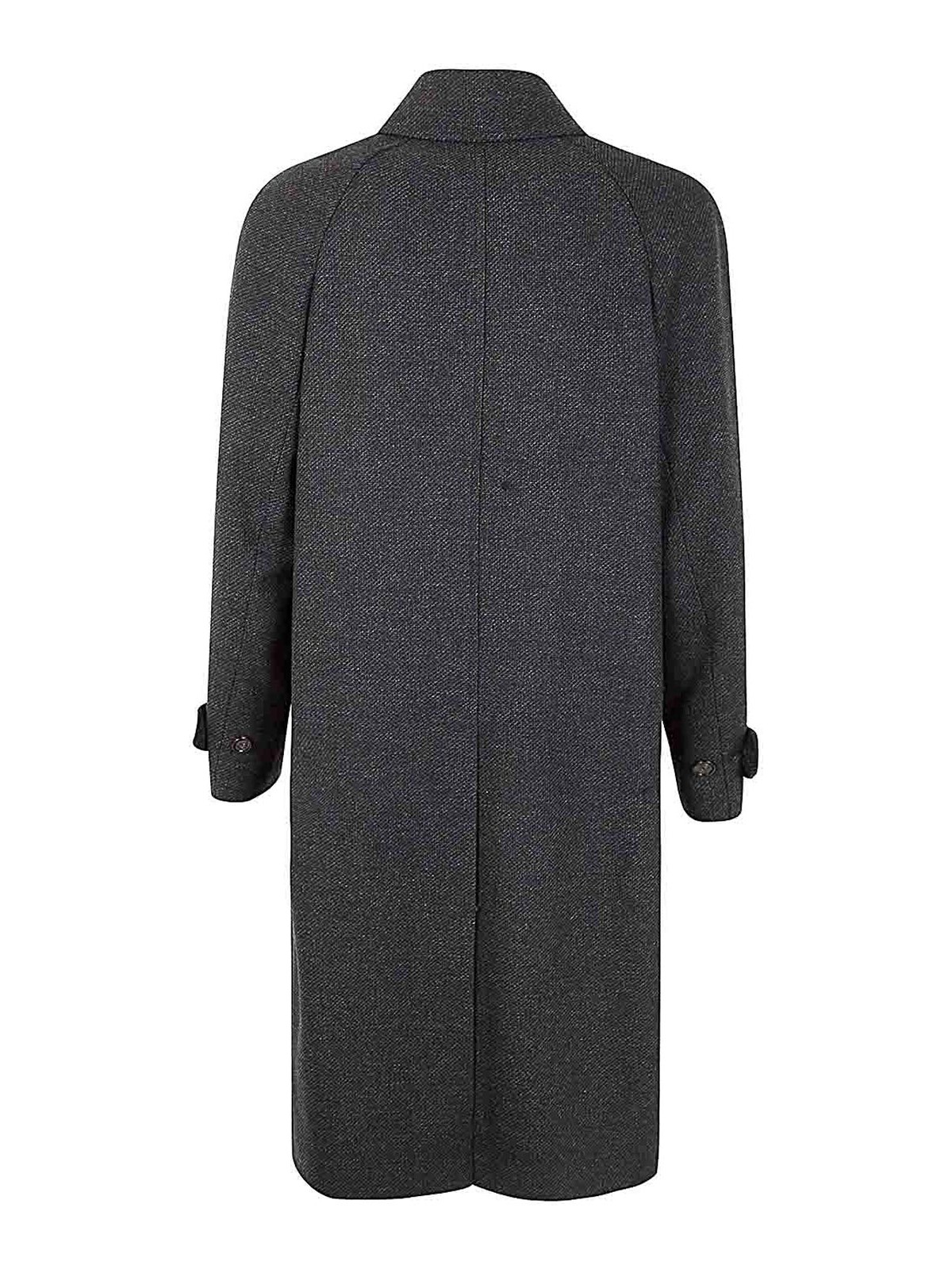 Shop Lardini Man Coat In Gris